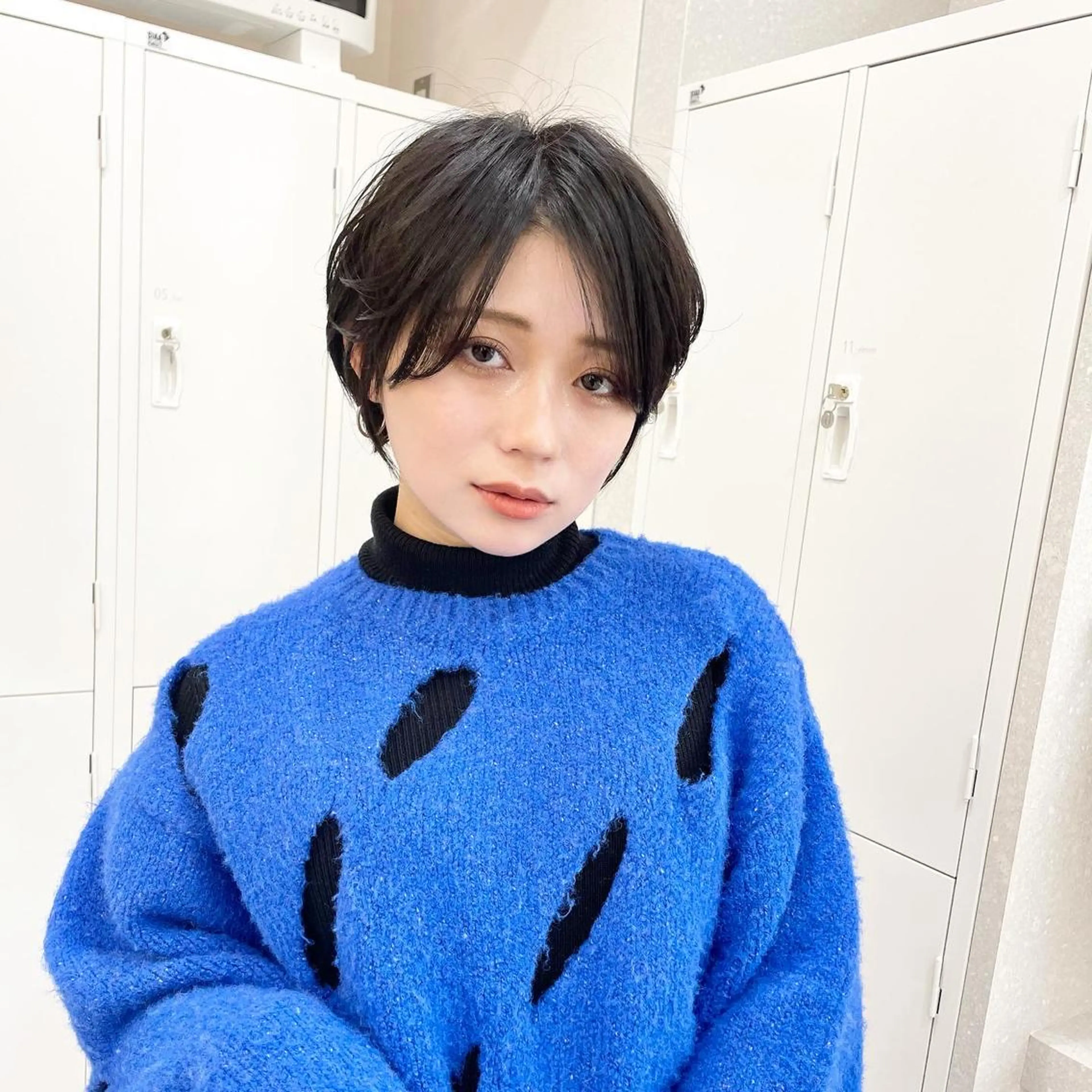 ショート カラー ショートボブ ショートレイヤー ハンサムショート 丸みショート ボブ カット ヘアカラー トリートメント ヘッドスパ 木原良 (キハラ リョウ)のヘアスタイル