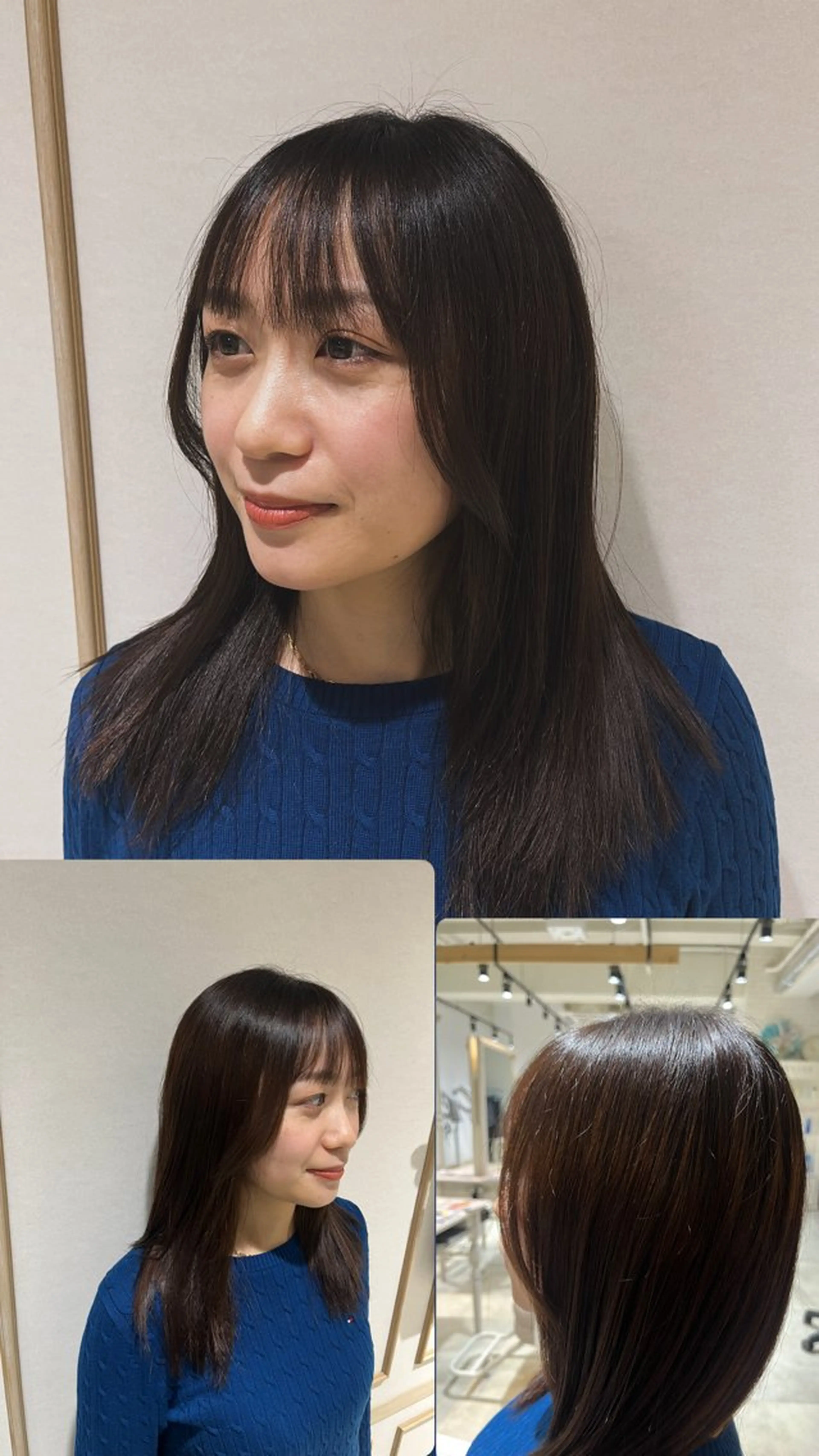 ロング カラー アッシュ ベージュカラー シルバー 髪質改善 カット トリートメント GRANDTRUTH 市川店長瀬叶翔のヘアスタイル