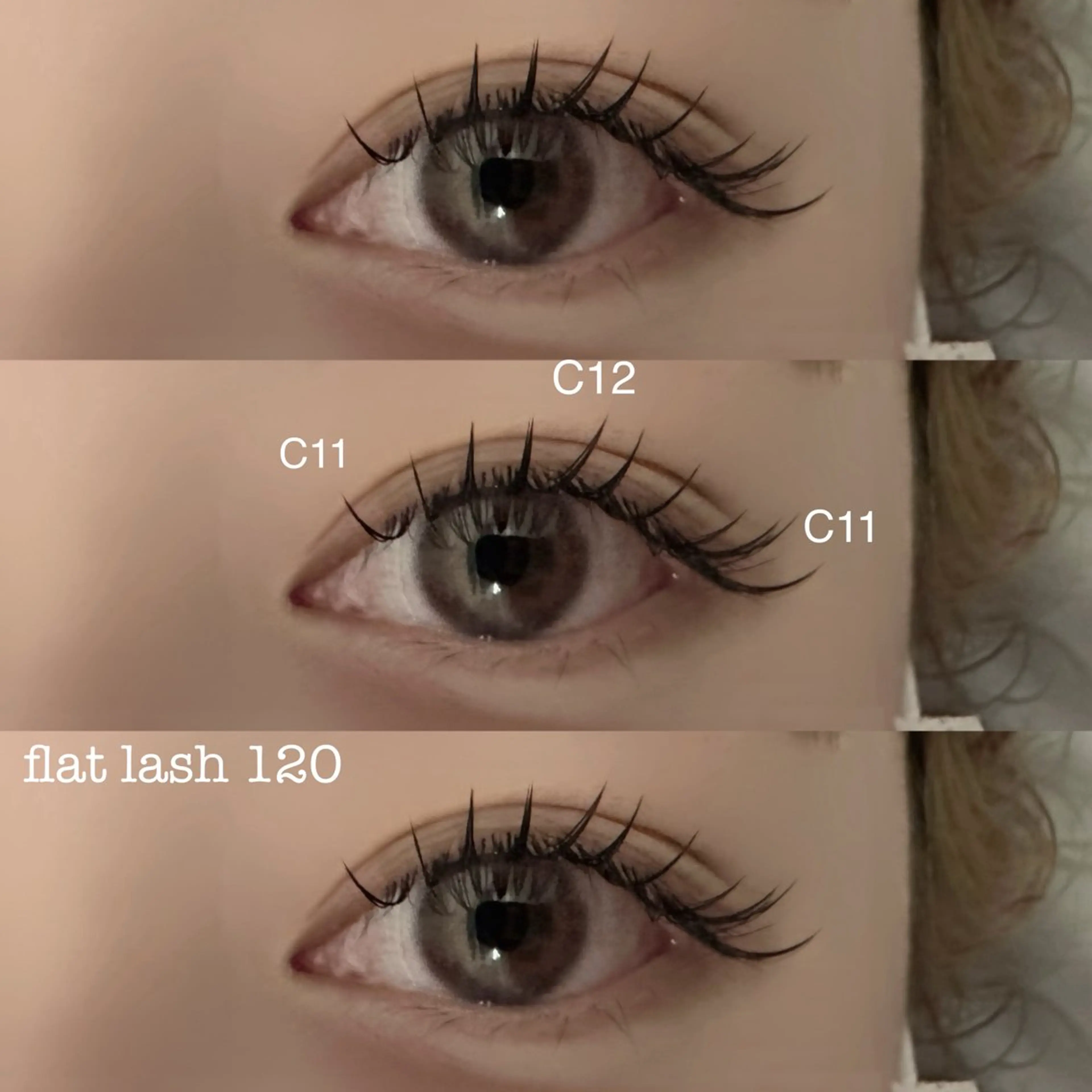 マツエク・マツパ 緒方 加奈のマツエク・マツパデザイン