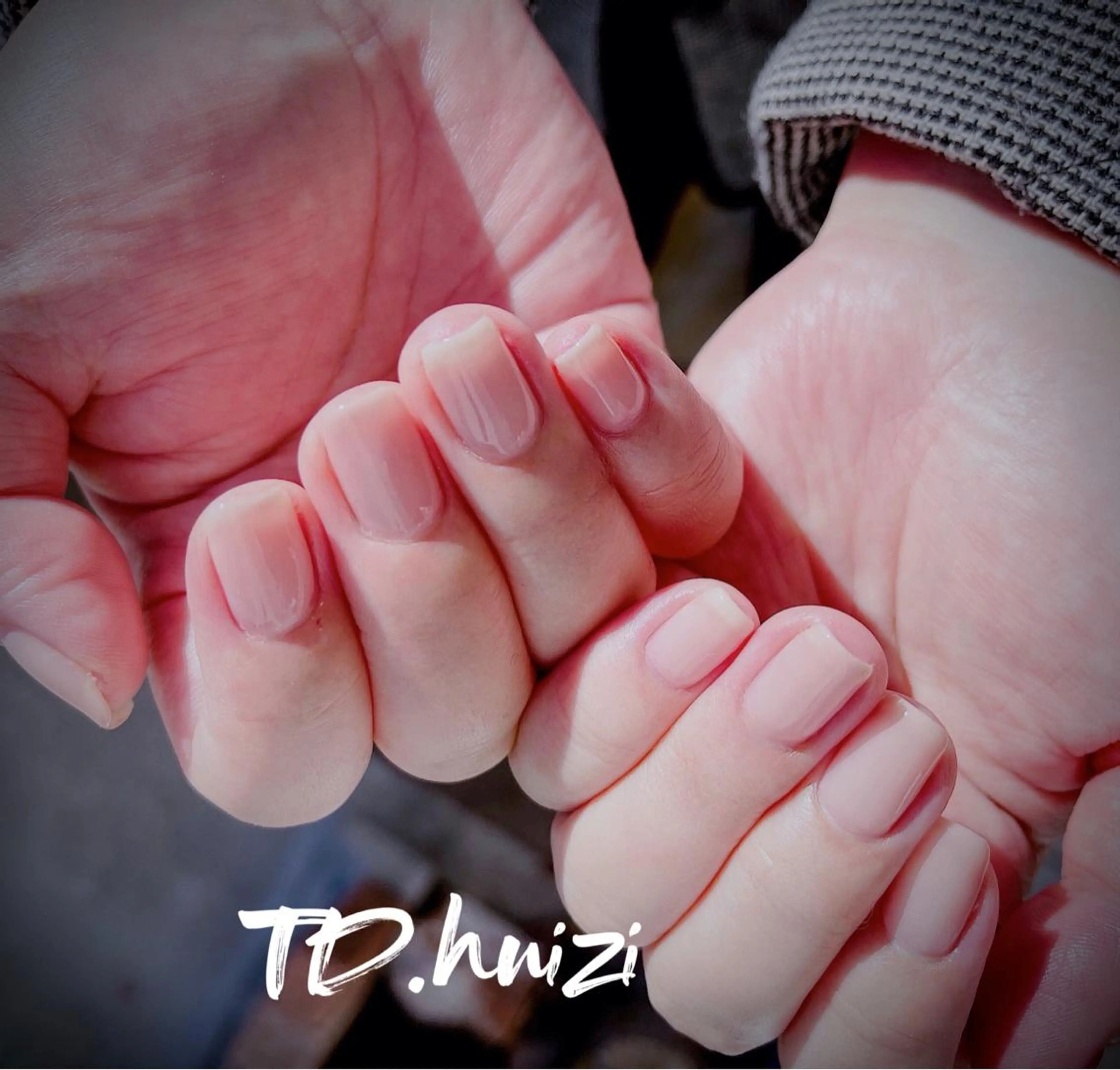 ショート めぐみのネイルサロン スタッフ練習のネイルデザイン