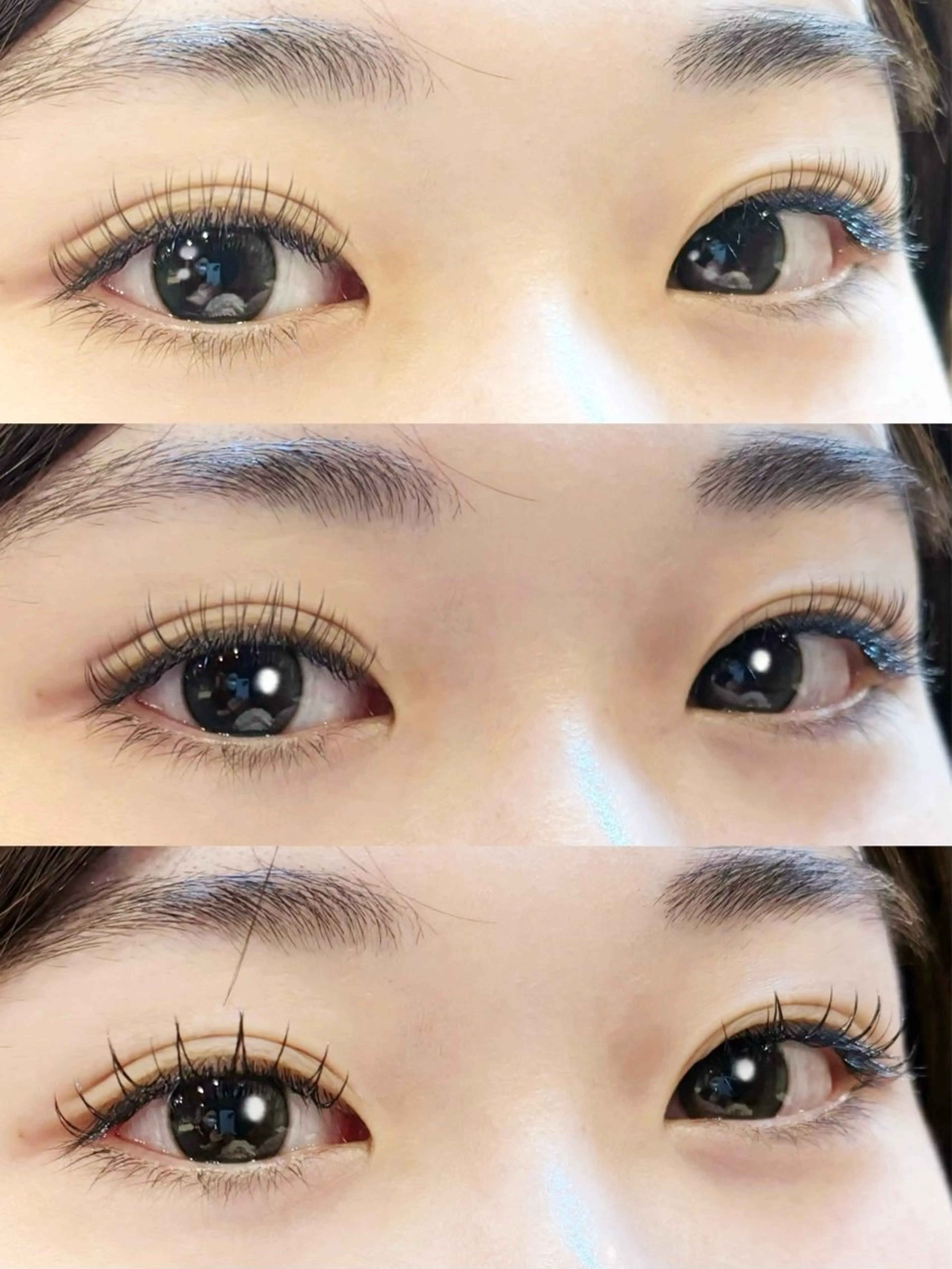 マツエク・マツパ Dカール フラットラッシュ ナチュラル sekimizu eyelash 横浜のマツエク・マツパデザイン