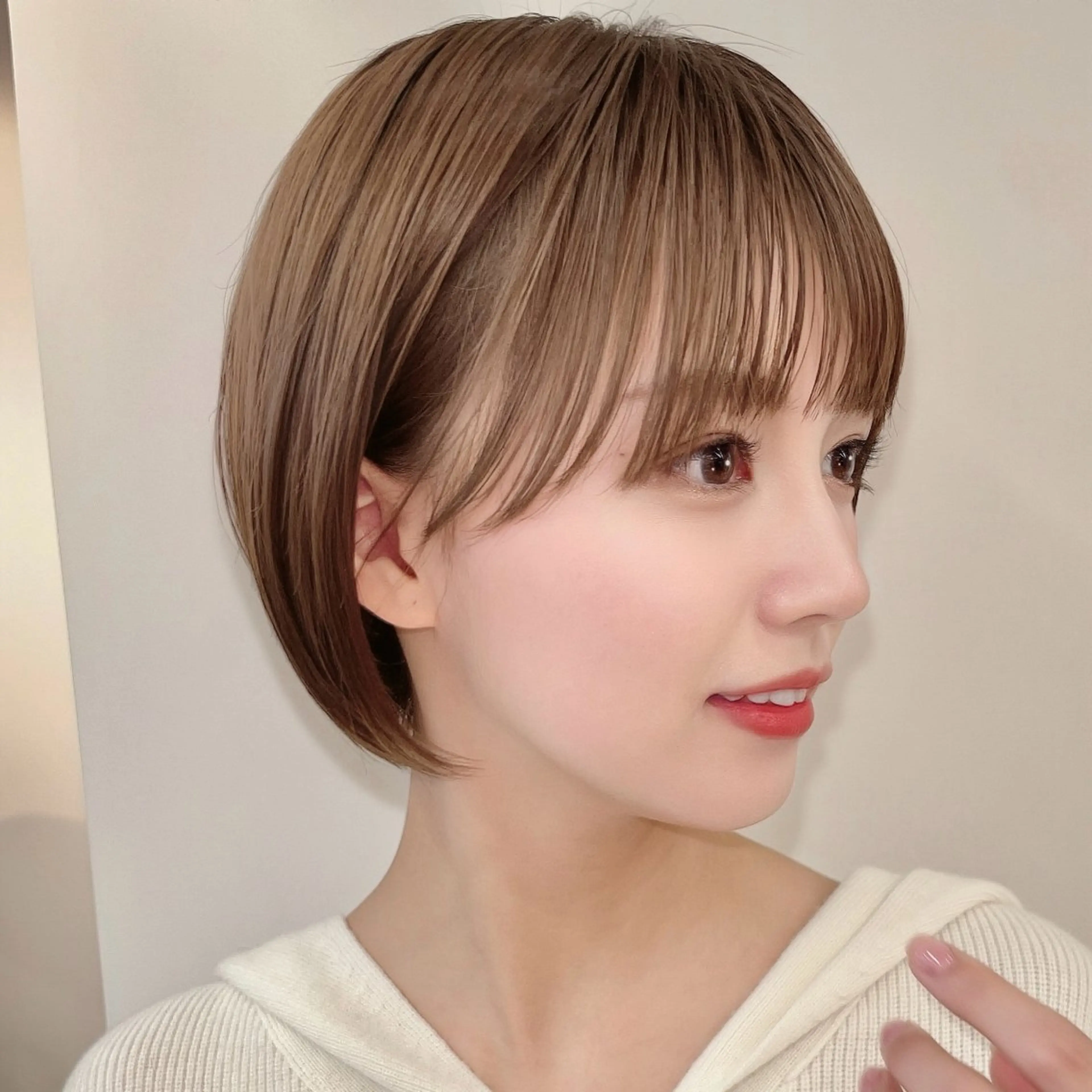 ショート カット ヘアカラー トリートメント 井上 一青 /ショート/ボブのヘアスタイル