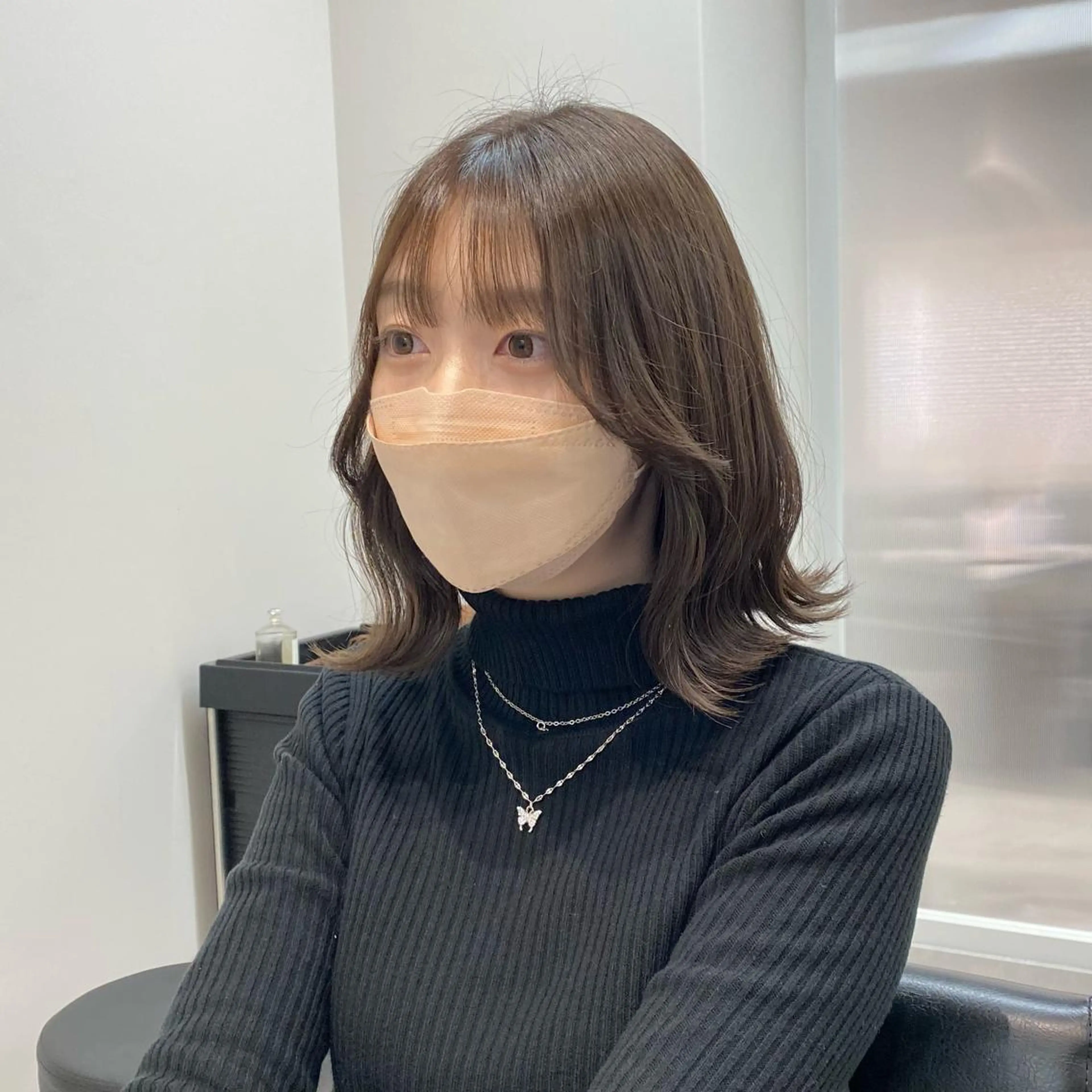 ミディアム カラー 髪質改善 ヒデのヘアスタイル