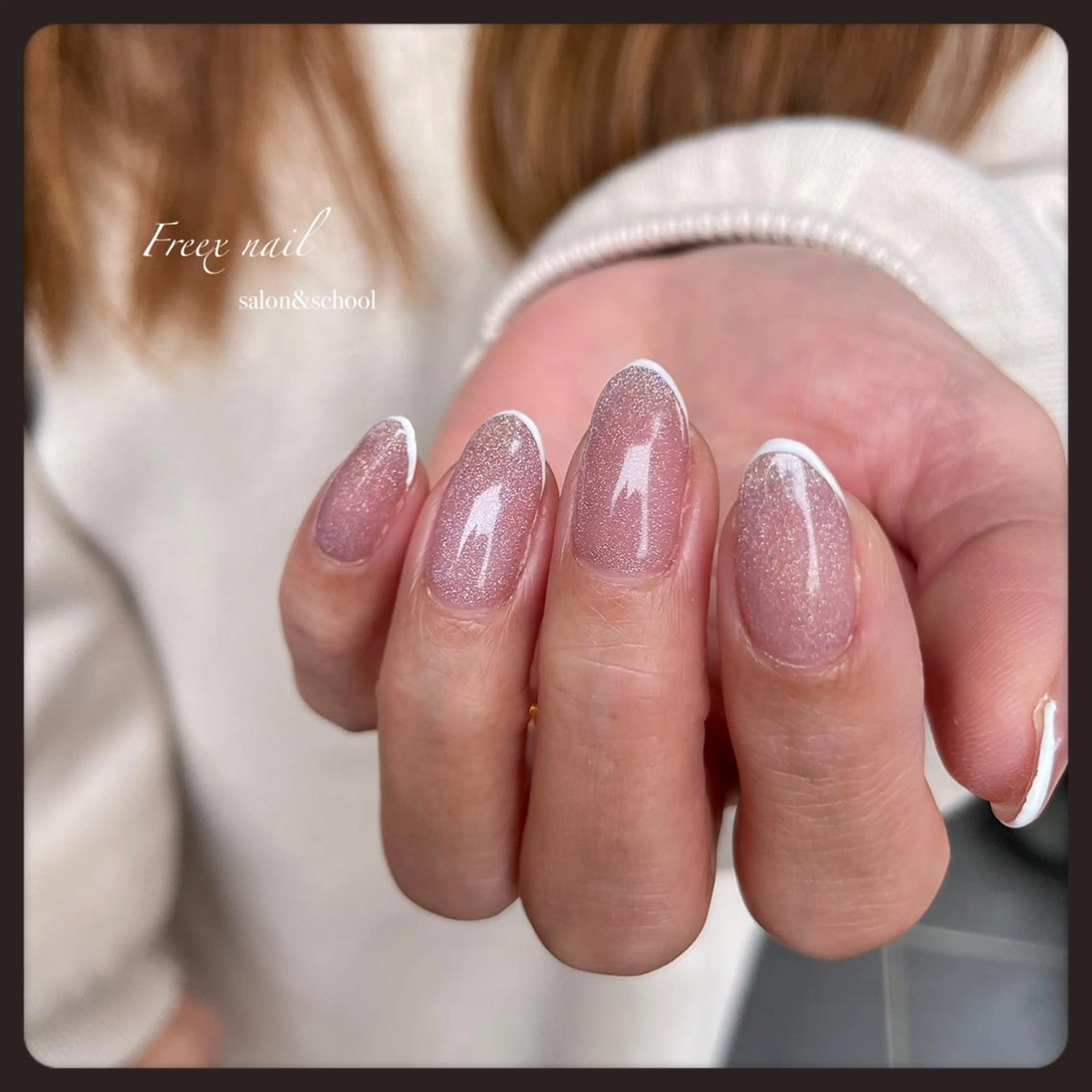ネイル マグネットネイル オフィスネイル ハンドネイル ハンドケア freex nail /ニュアンス/個性派のネイルデザイン