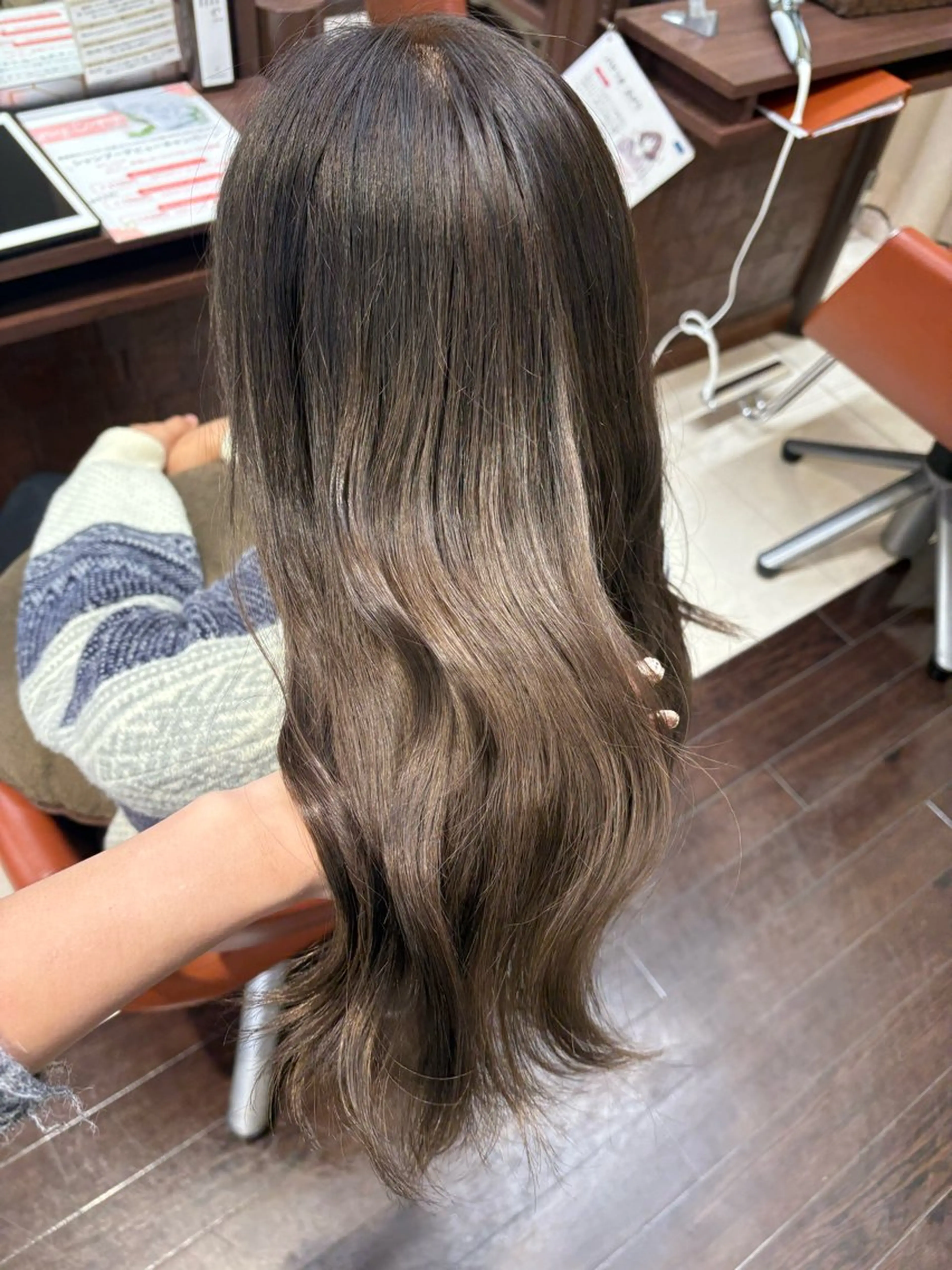 カラー ブラウンカラー ショコラブラウン ヘアカラー 垢抜け×韓国風/ ハイトーン/朝倉友香のヘアスタイル