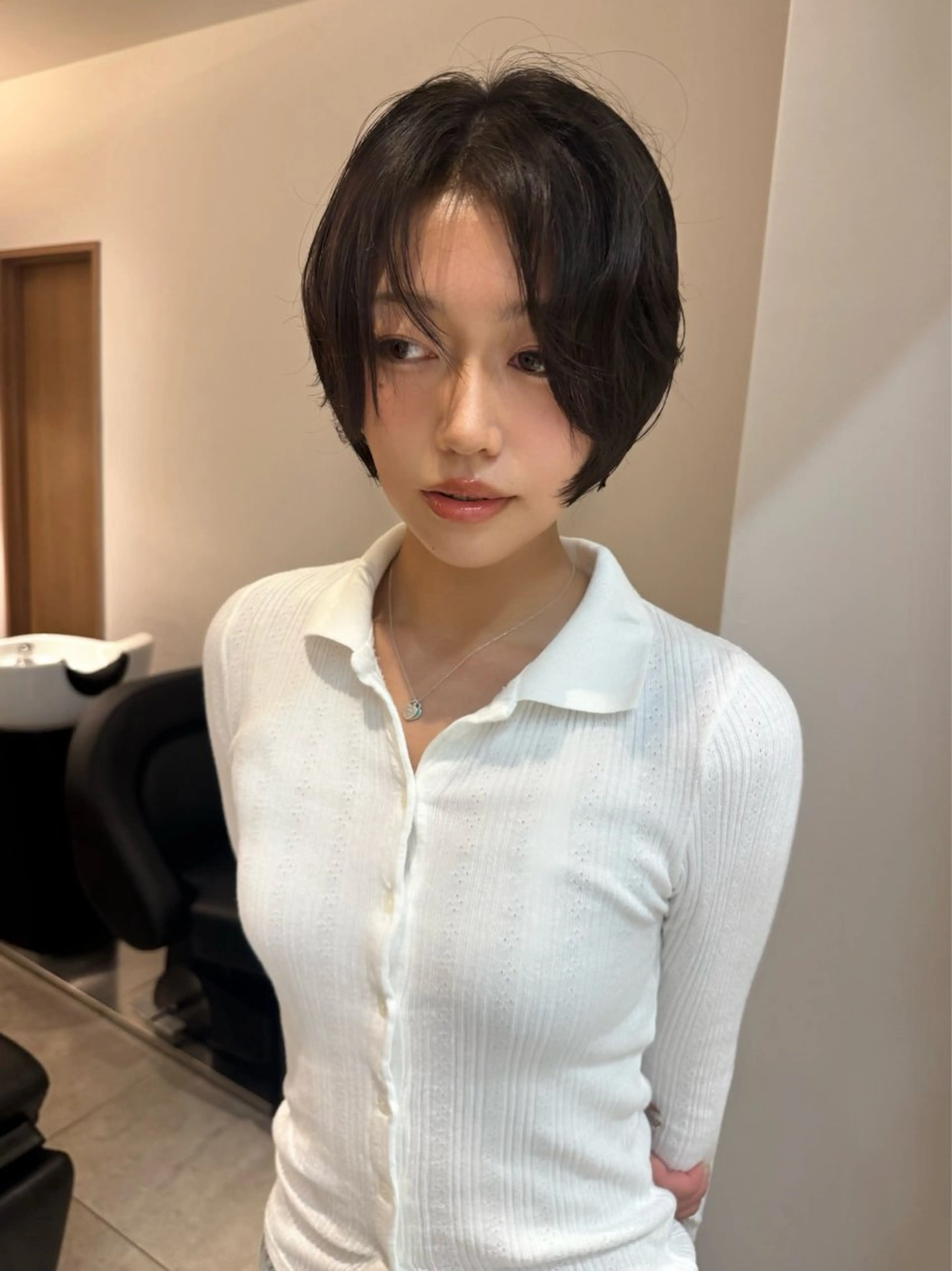 ショート パーマ カット パーマ misa___boo MISAのヘアスタイル