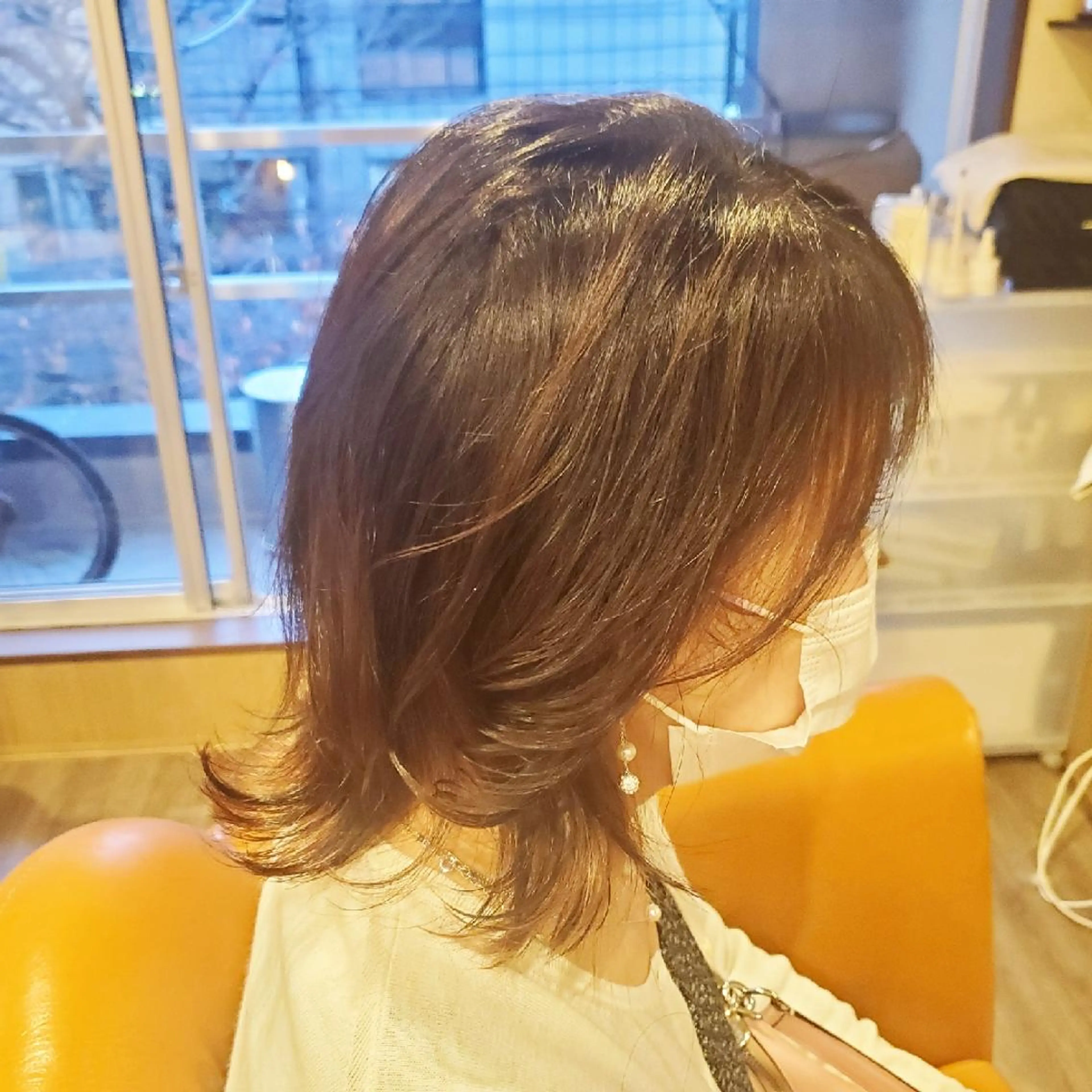 ミディアム カラー アディクシーカラー ブリーチ イルミナカラー 外国人風カラー トリートメント ヘアカラー spa hair ark 富井直美のヘアスタイル
