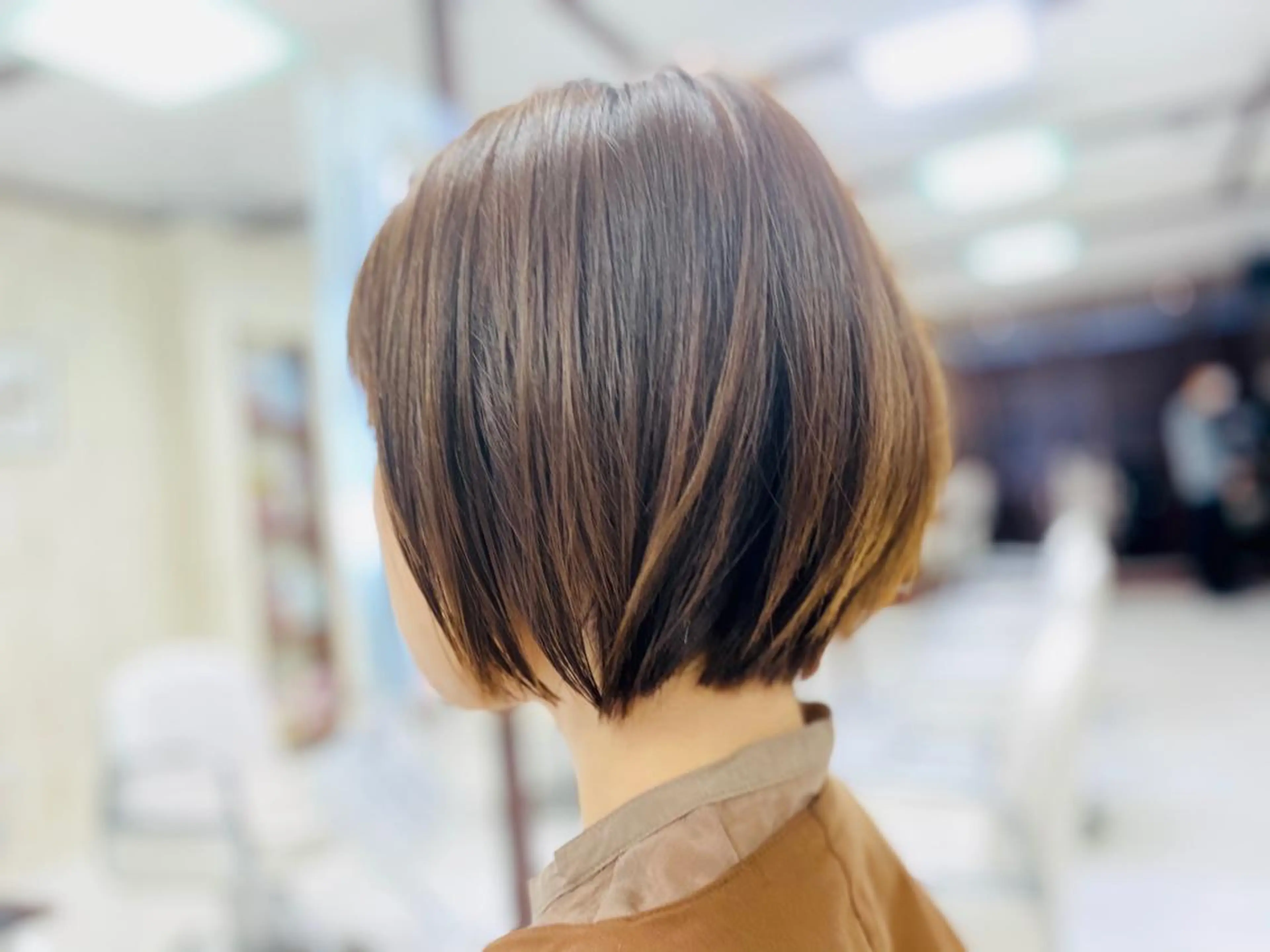 ショート カラー 髪質改善/縮毛矯正 今井ノブヤスのヘアスタイル