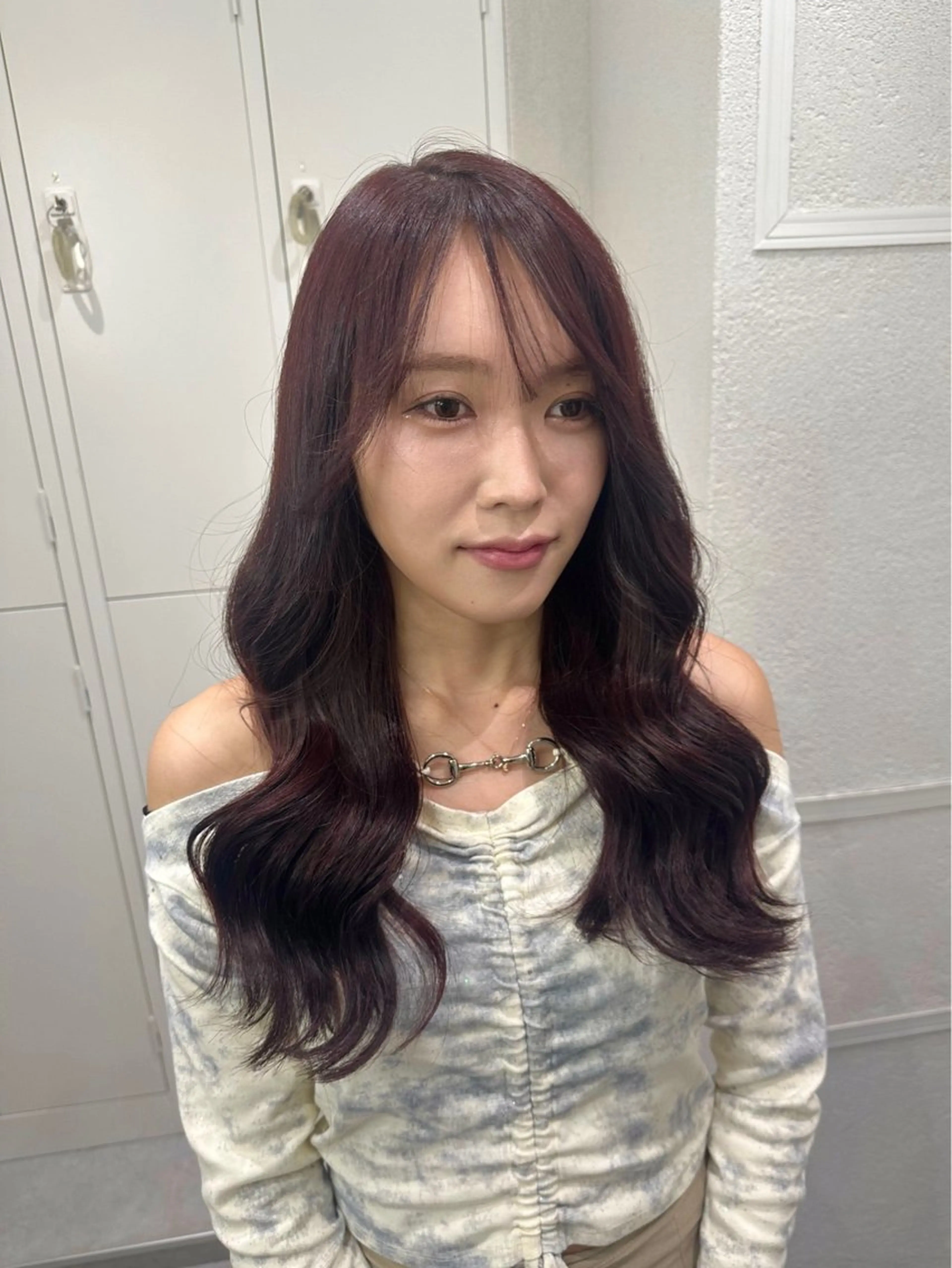 ロング カラー カット ヘアカラー トリートメント 🪞個室サロン/韓国 艶髪/keito🪞のヘアスタイル