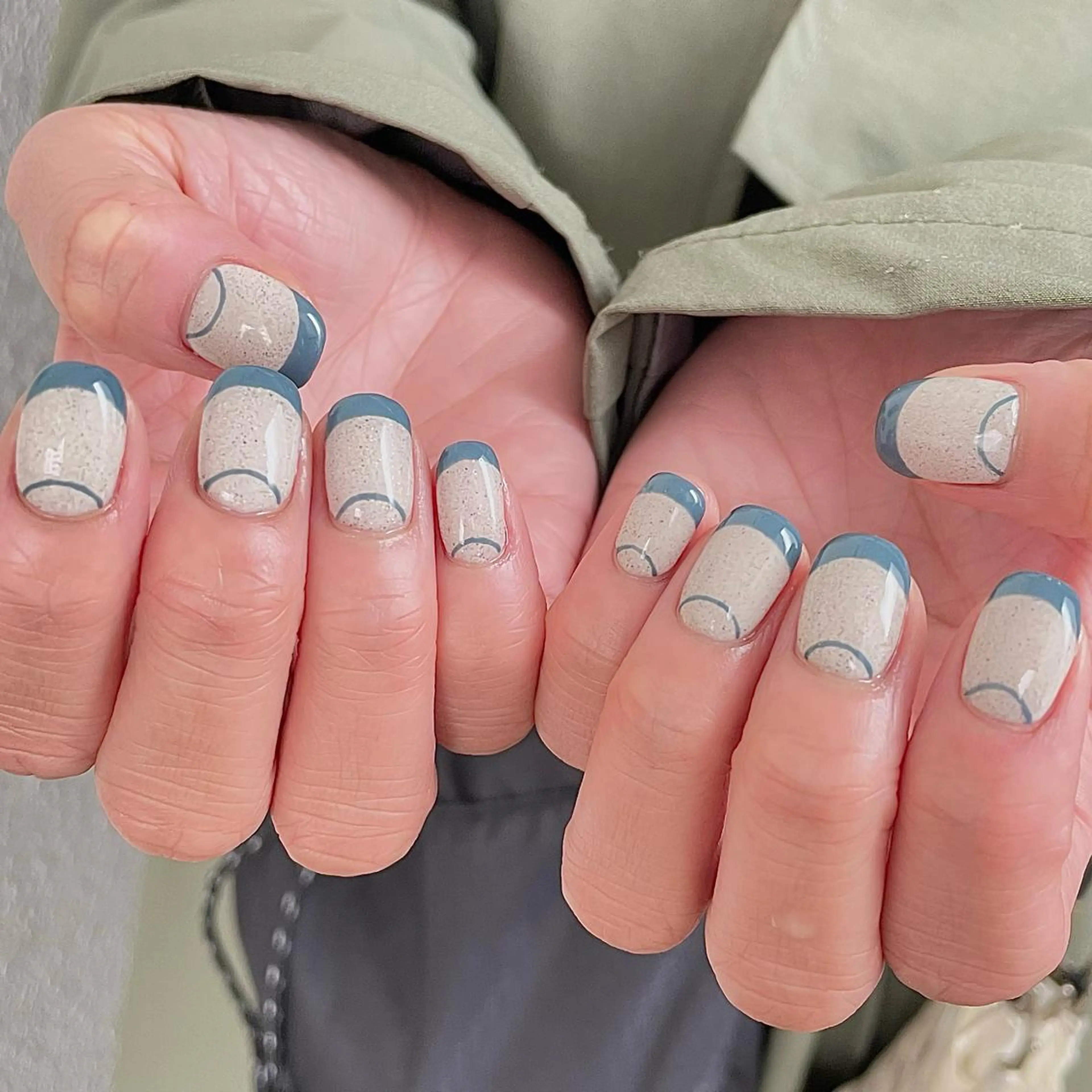 ネイル フレンチネイル ハンドネイル Nailsalon BLOOM🌷 山崎のネイルデザイン