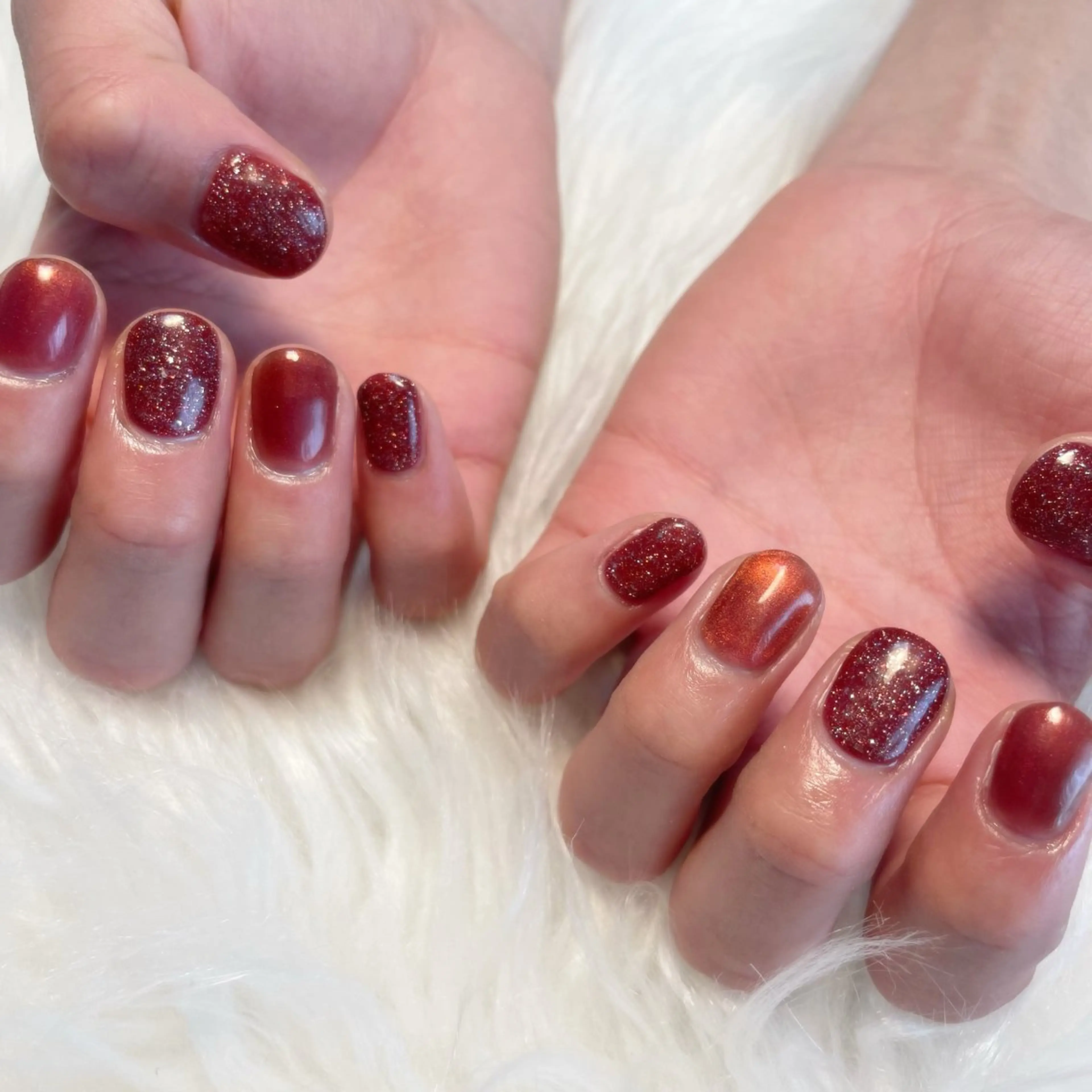 メンズ ネイル ハンドネイル ゴテゴテ💙ワンホン リオナのネイルデザイン