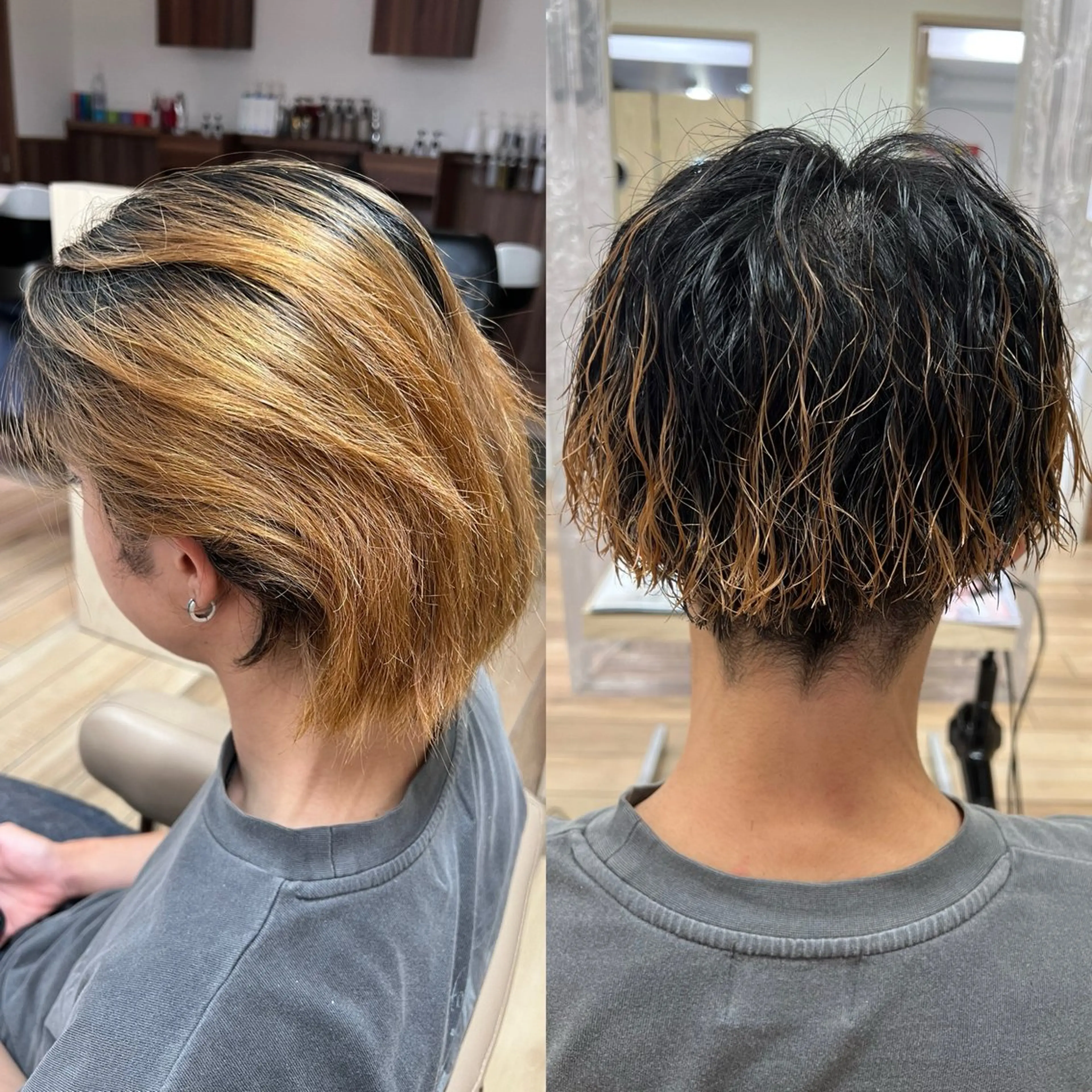 パーマ メンズ 高橋 香奈のヘアスタイル