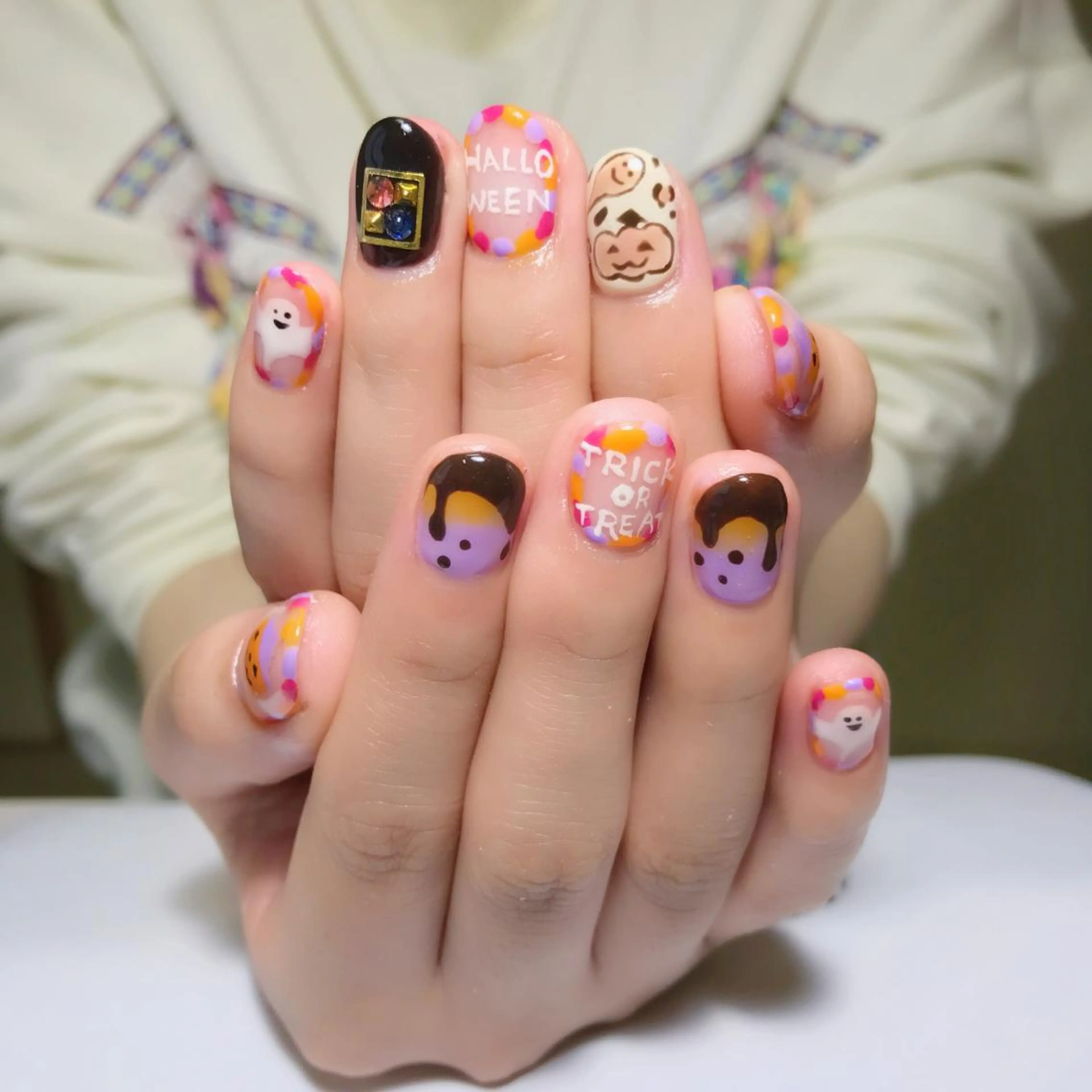 ネイル ハロウィン RireOne ~リルワン~のネイルデザイン