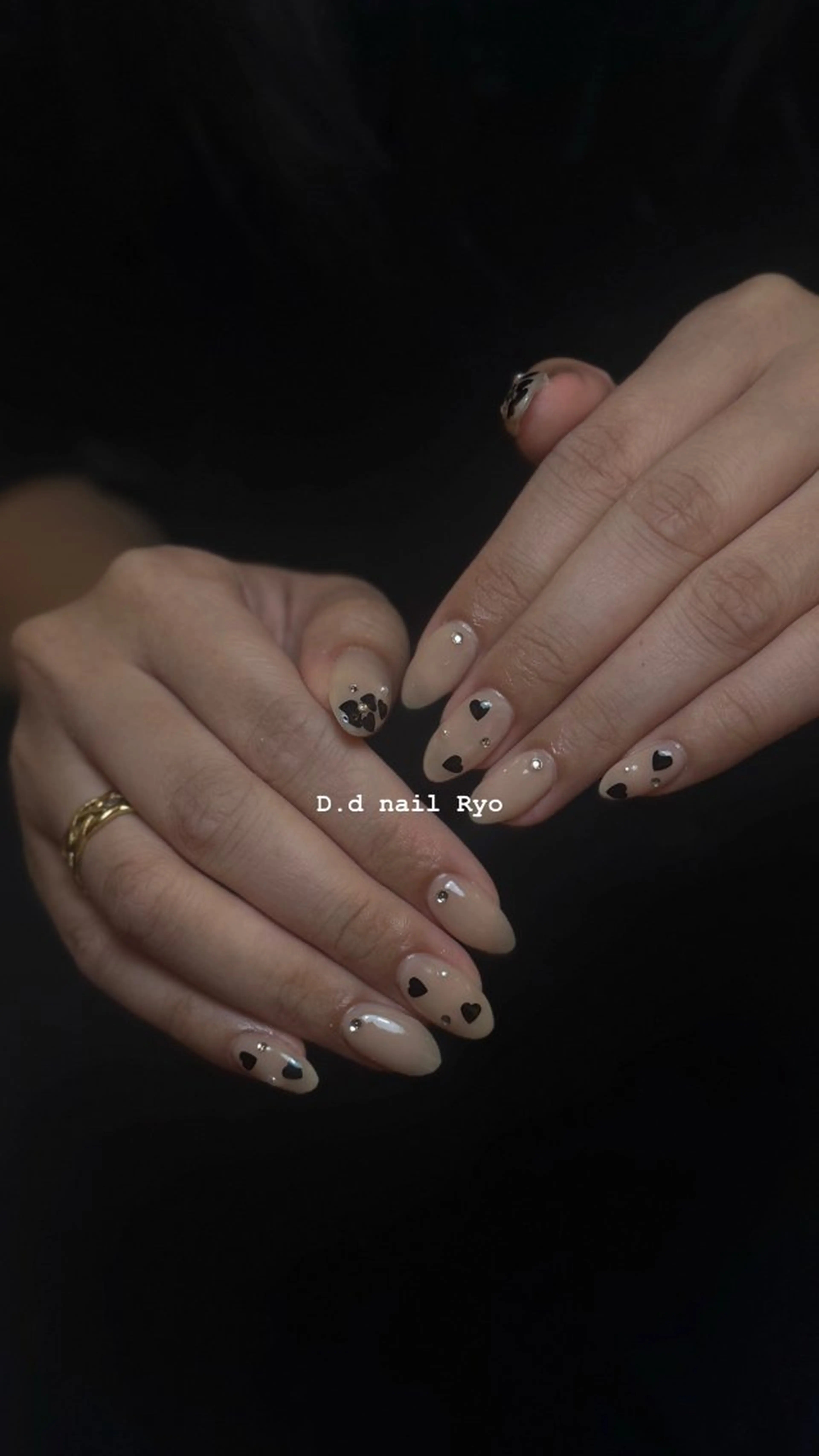 ネイル ハート バレンタイン D.d Ryo🎀のネイルデザイン