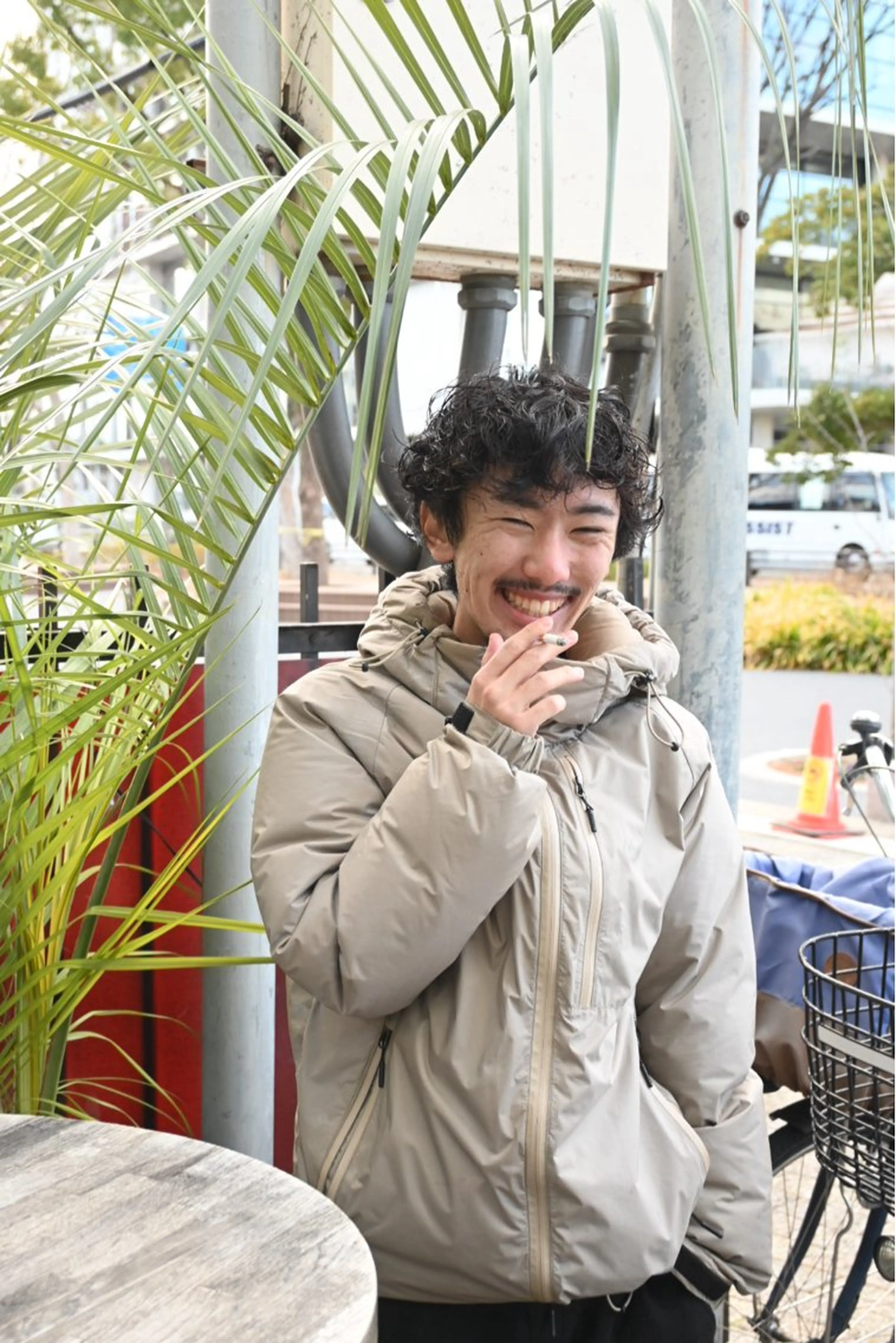 パーマ 崎園 佑真のヘアスタイル