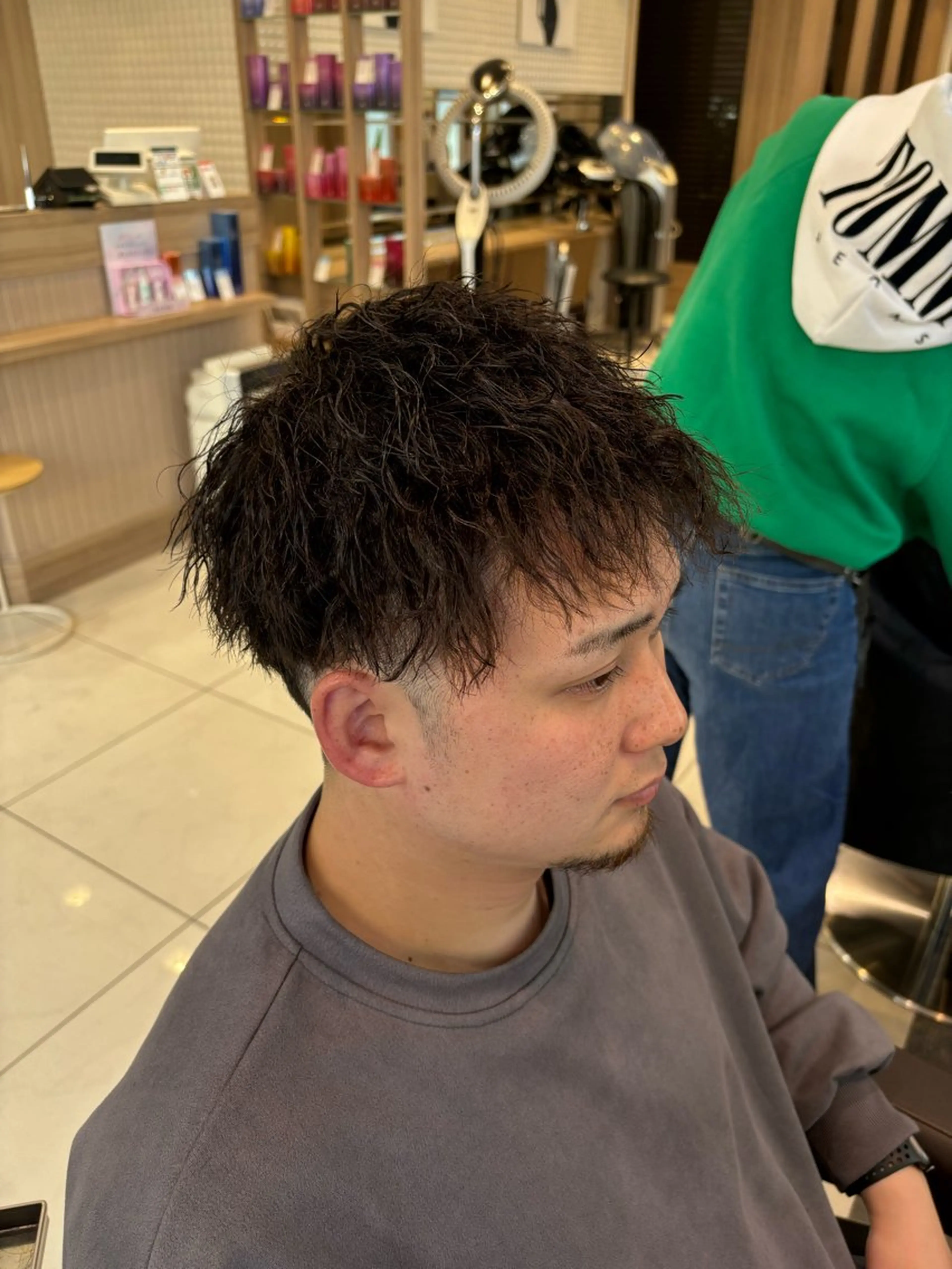 パーマ メンズ メンズパーマ ツイストスパイラルパーマ スパイラルパーマ ブリーチ/パーマ 縮毛/レイヤーaoiのヘアスタイル