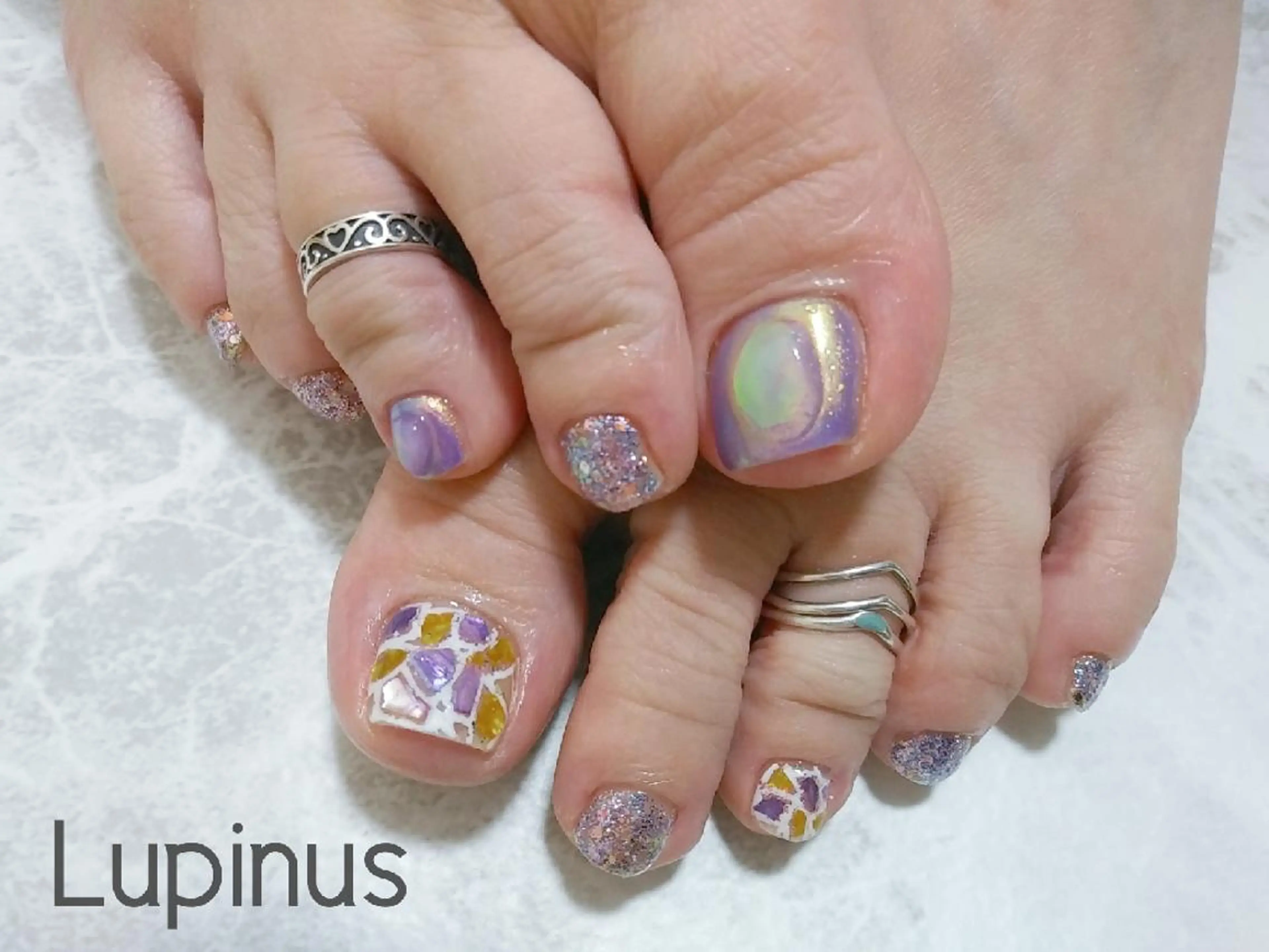 ネイル 氷ネイル・うるうるネイル Lupinus所属・Lupinus ルピナスのネイルデザイン