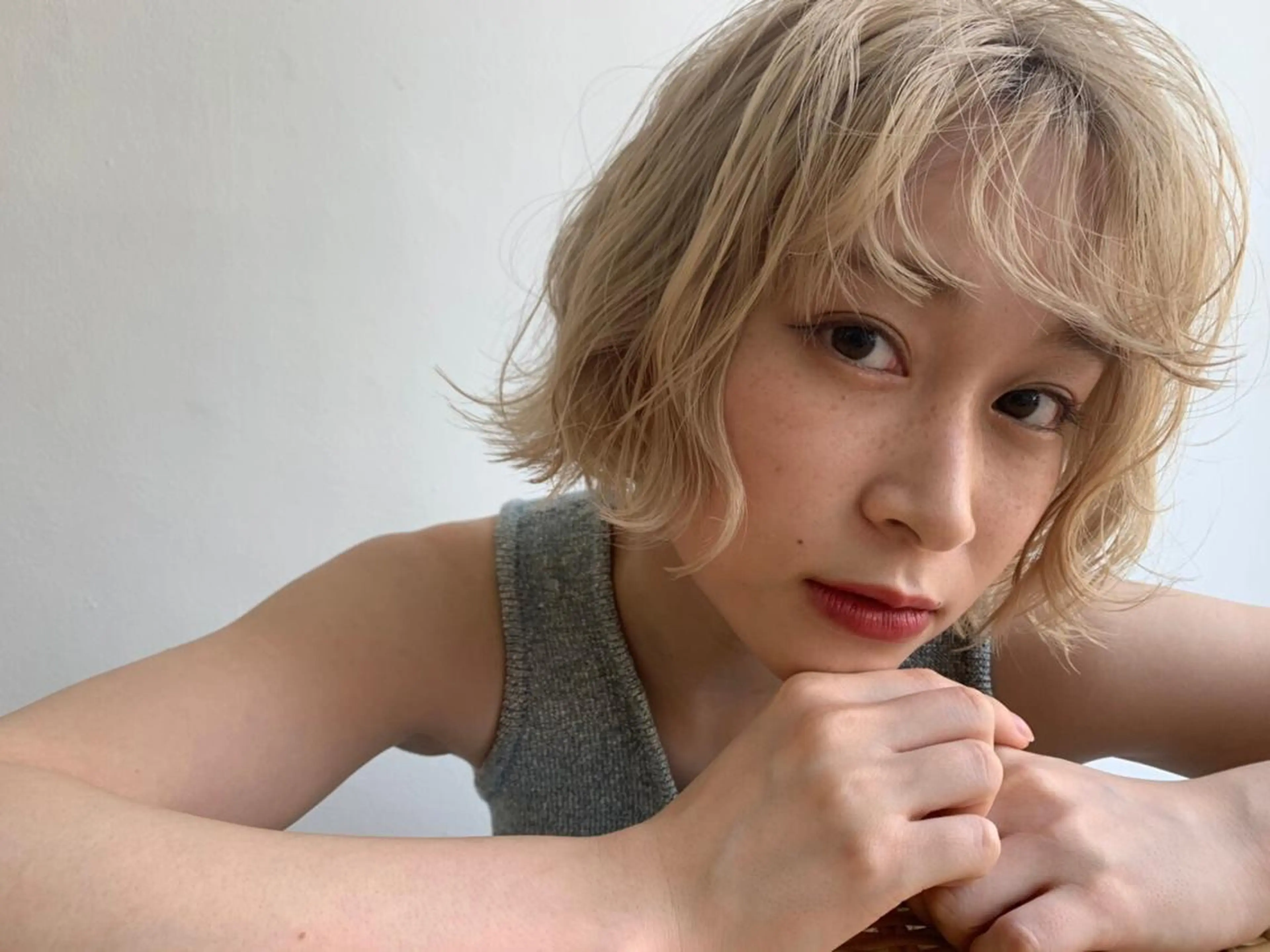ショート カラー REONA🪽✨薬院 レイヤーカット🫧のヘアスタイル