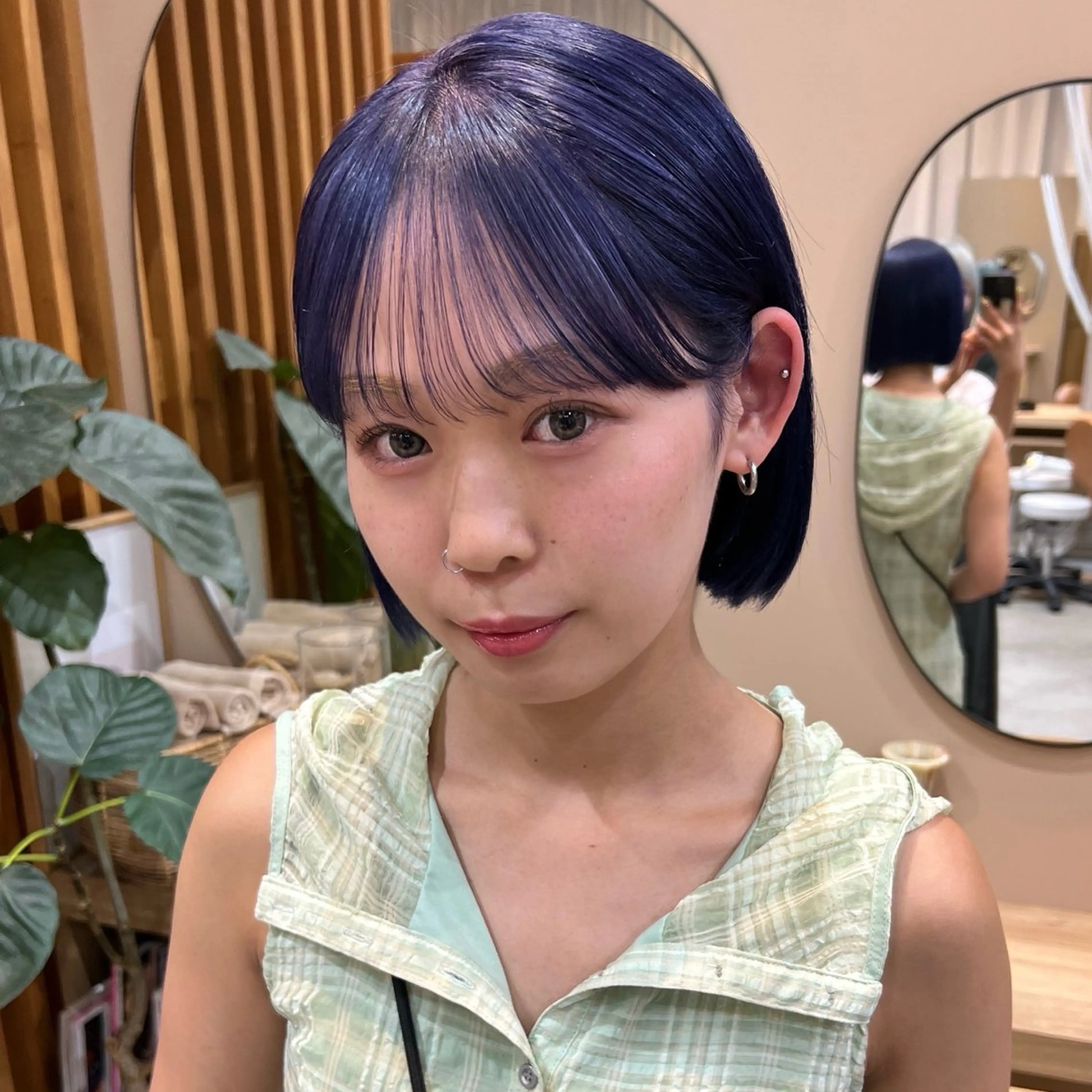 ショート カラー レイヤー/柔らか 透明感カラー/ゆきなのヘアスタイル