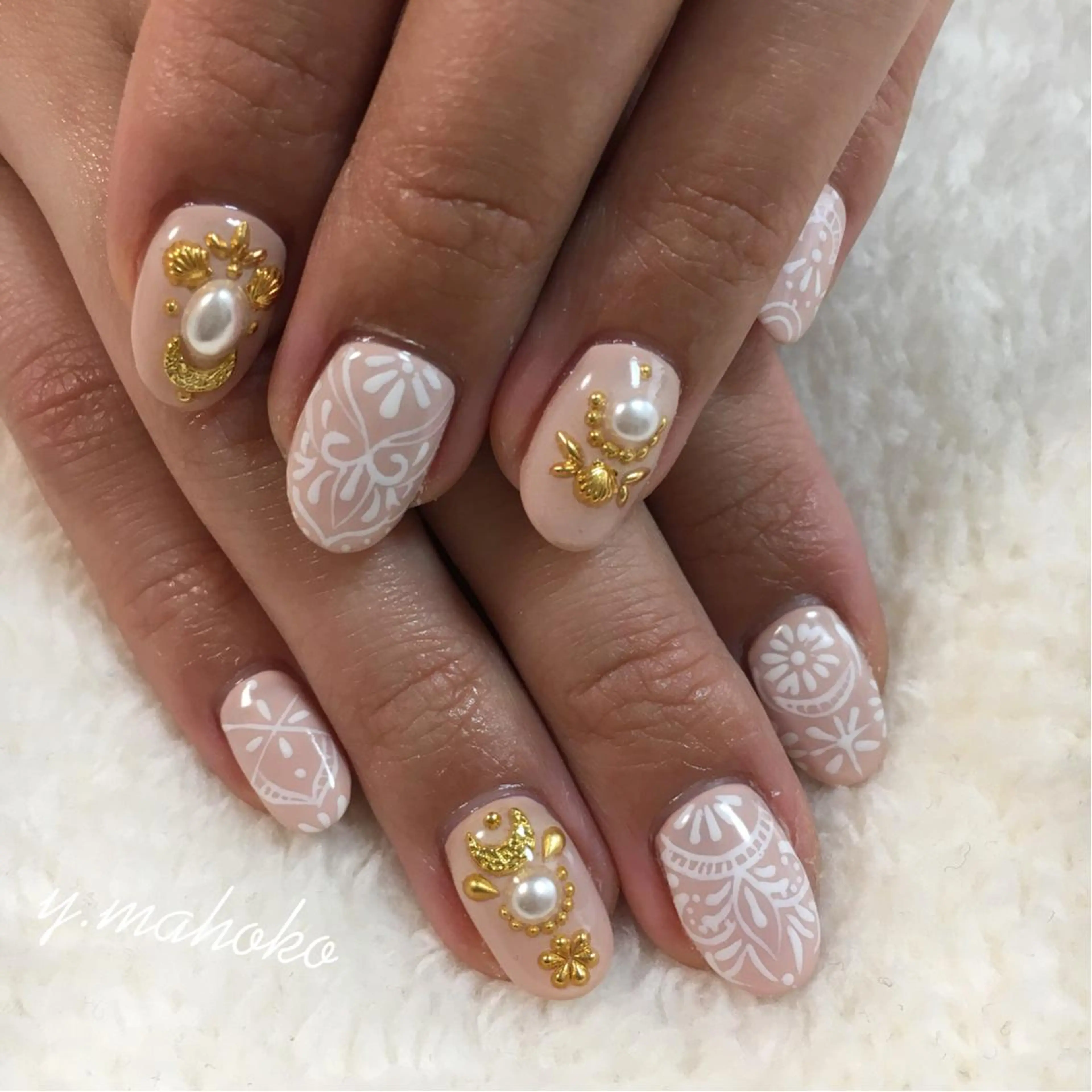 ネイル She nail studio 原宿所属・パラジェル有/ スカルプ/mahoのネイルデザイン