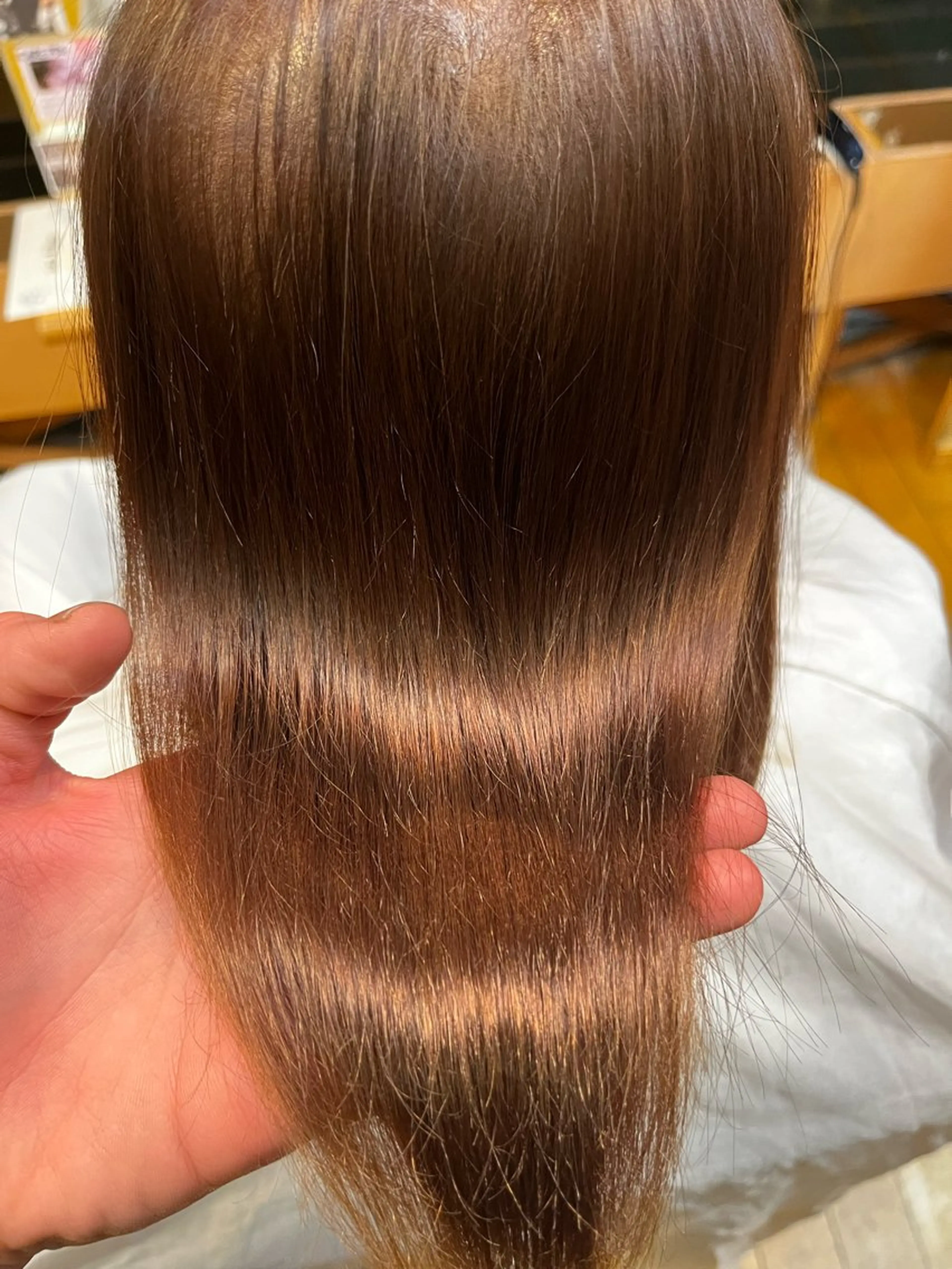 カラー ブラウンカラー igrek庄内本店所属・田口 響希のヘアスタイル