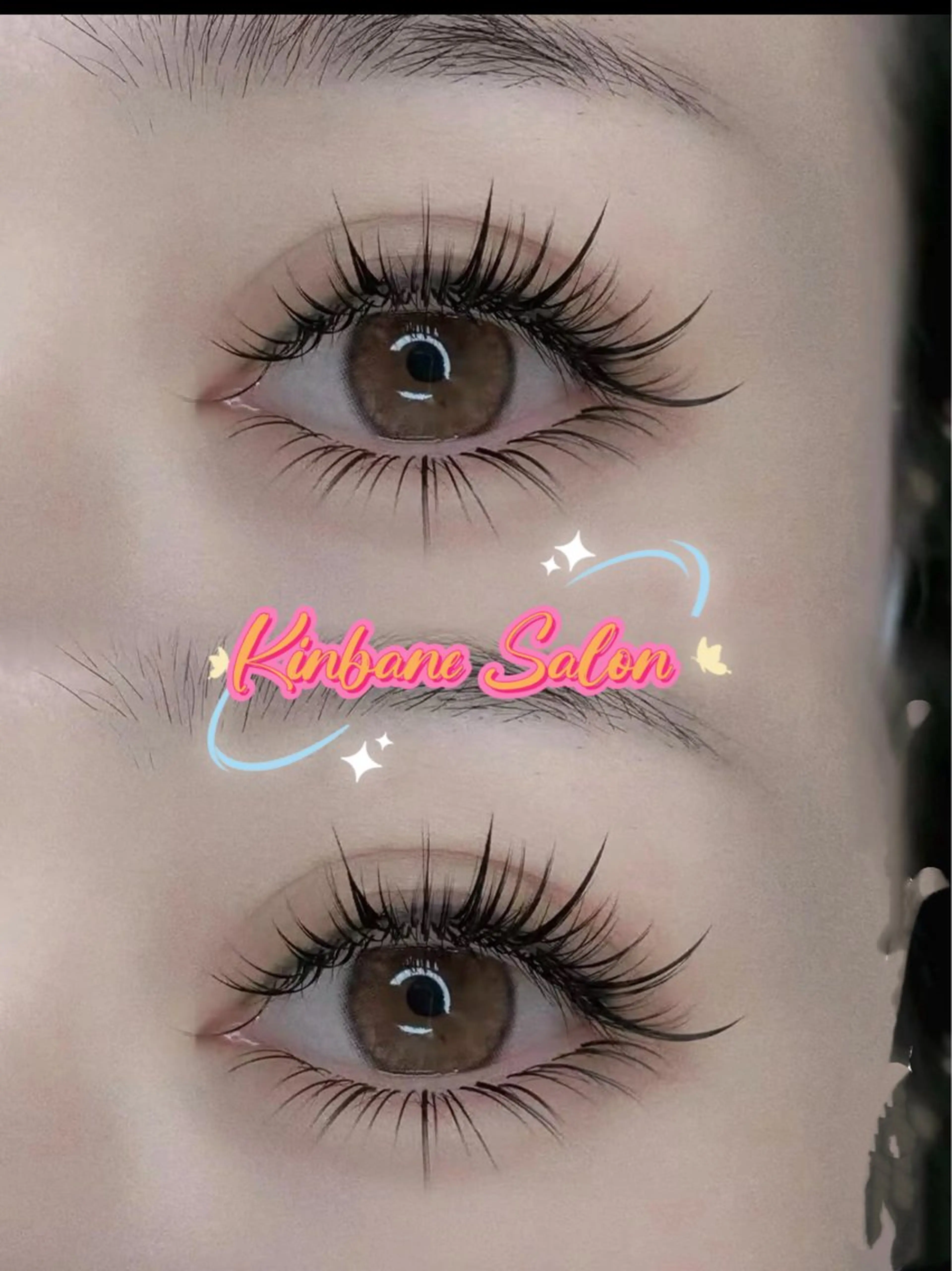 マツエク・マツパ 韓国風マツエク パリジェンヌラッシュリフト まつげパーマ 下まつげエクステ 一重×まつ毛パーマ マツエク キンバネ・サロン 高田馬場店のマツエク・マツパデザイン