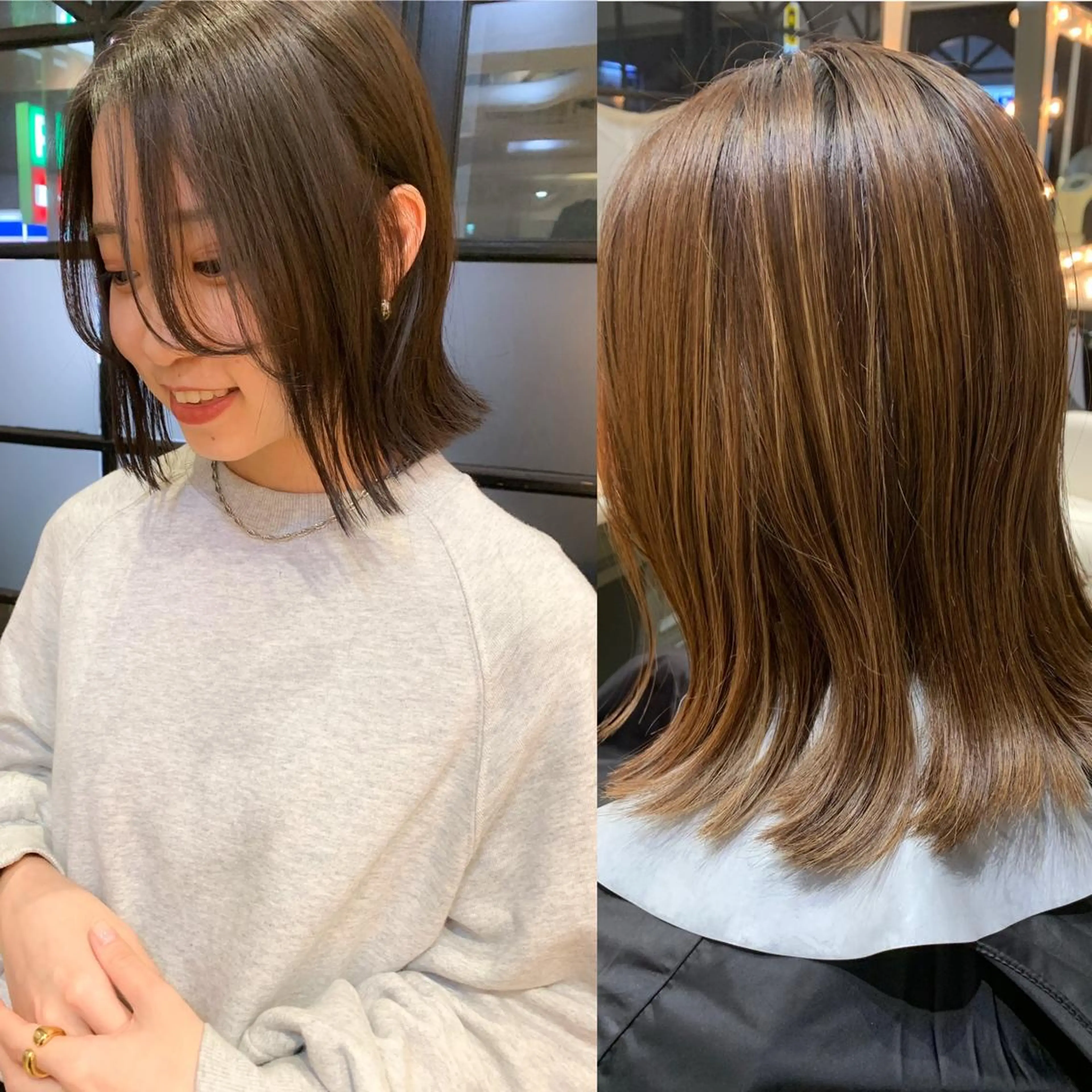 ミディアム カラー パーマ ヘアアレンジ メンズ キッズ hiro【沿線で叶う 似合わせhair】のヘアスタイル
