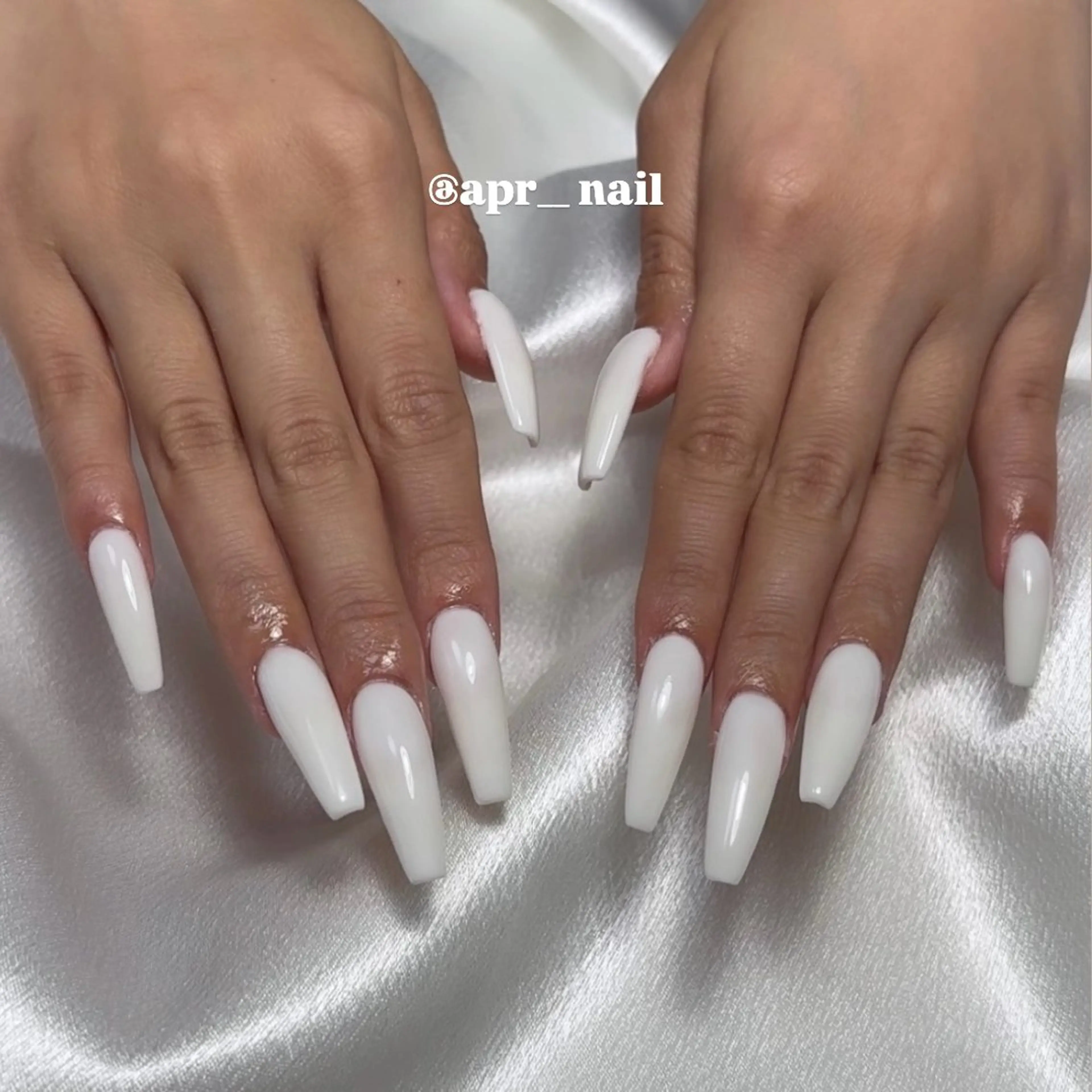 ネイル ワンカラーネイル スカルプネイル Nailsalon apricotのネイルデザイン