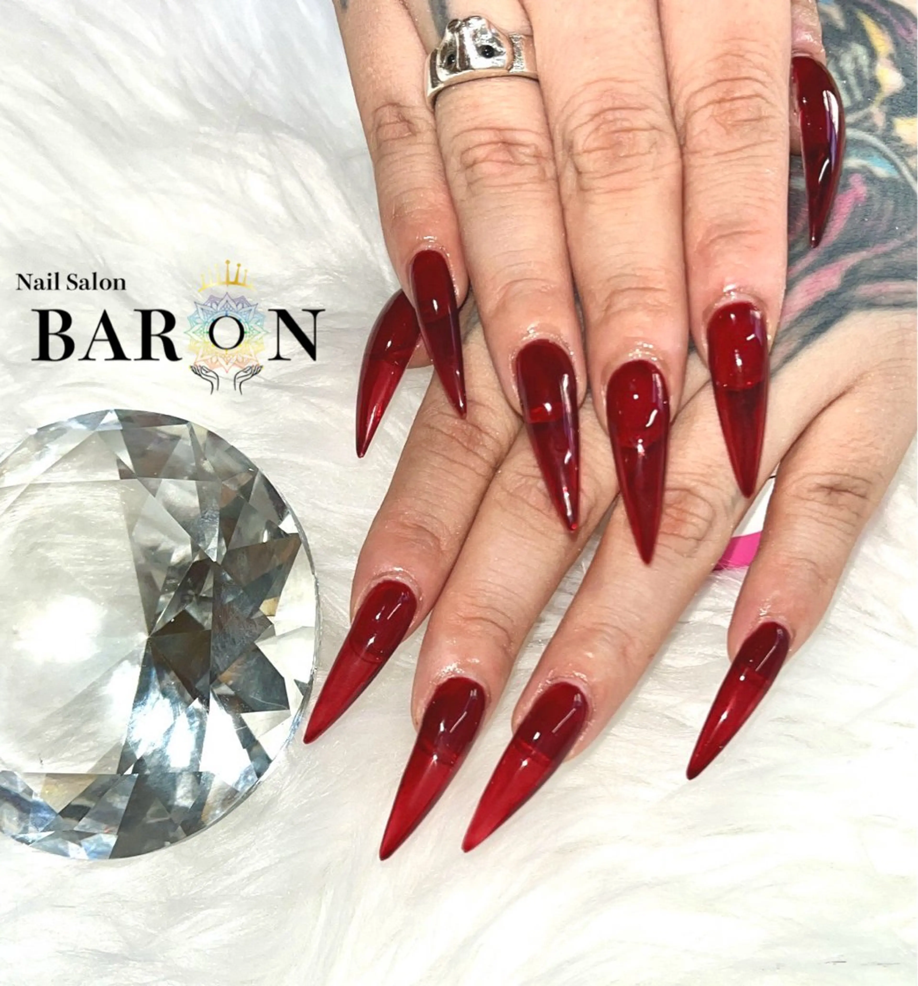 ネイル ハンドネイル BARON MEGUMIのネイルデザイン