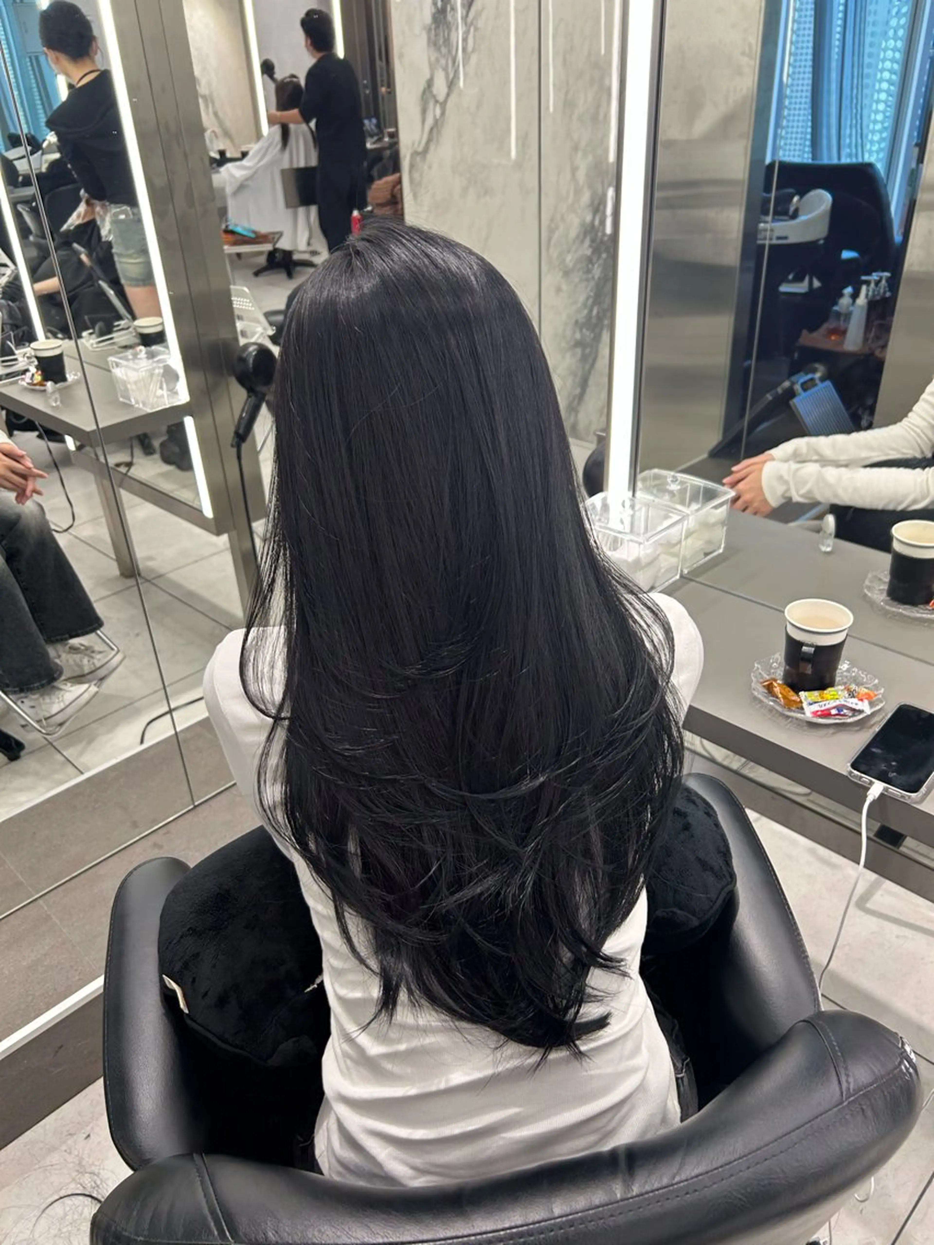 ロング カット ヘアカラー トリートメント 銀座/韓国ヘア🤍 レイヤーAYUMIのヘアスタイル