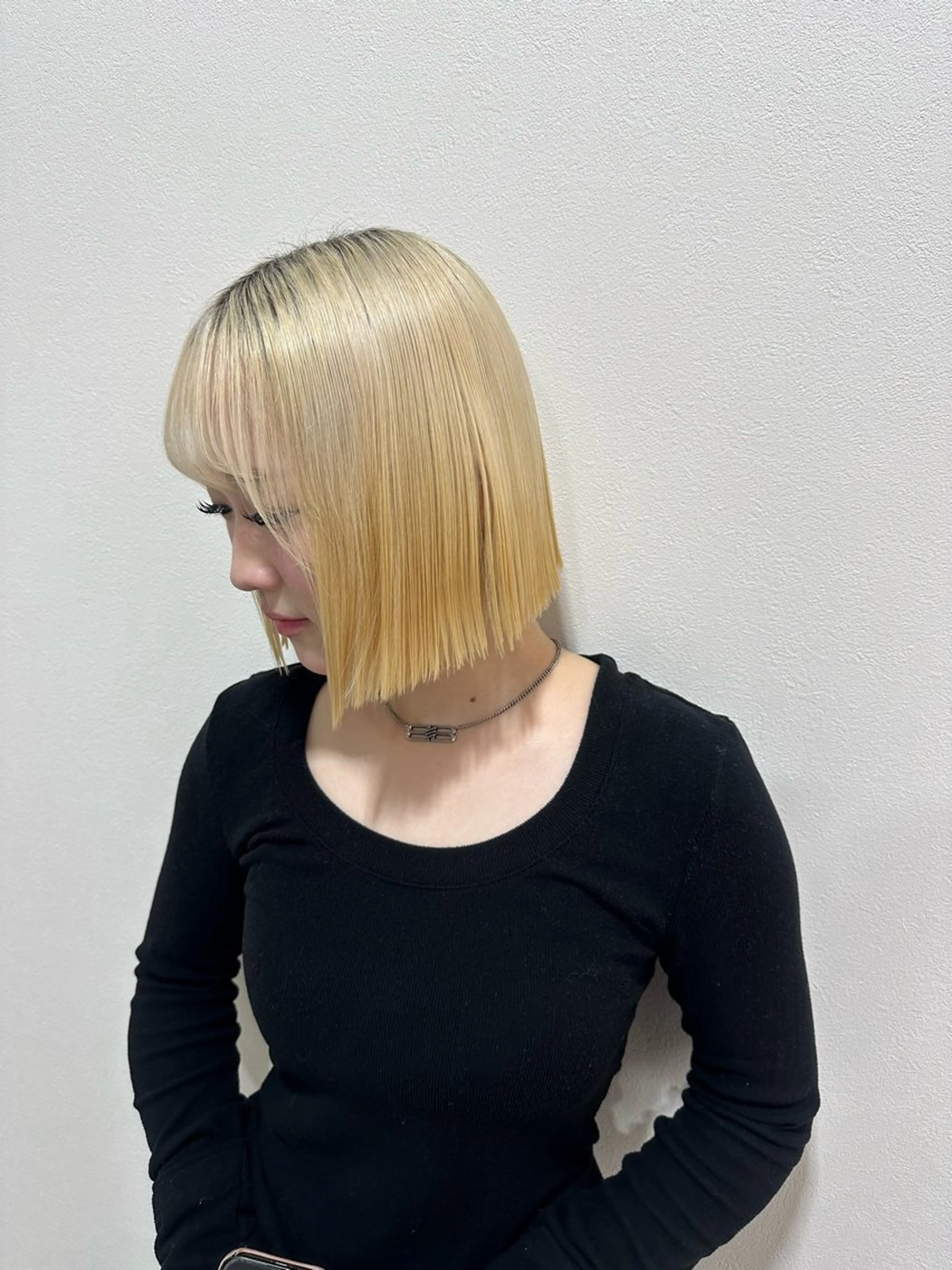 ミディアム ボブ カット 小寺 唯希のヘアスタイル