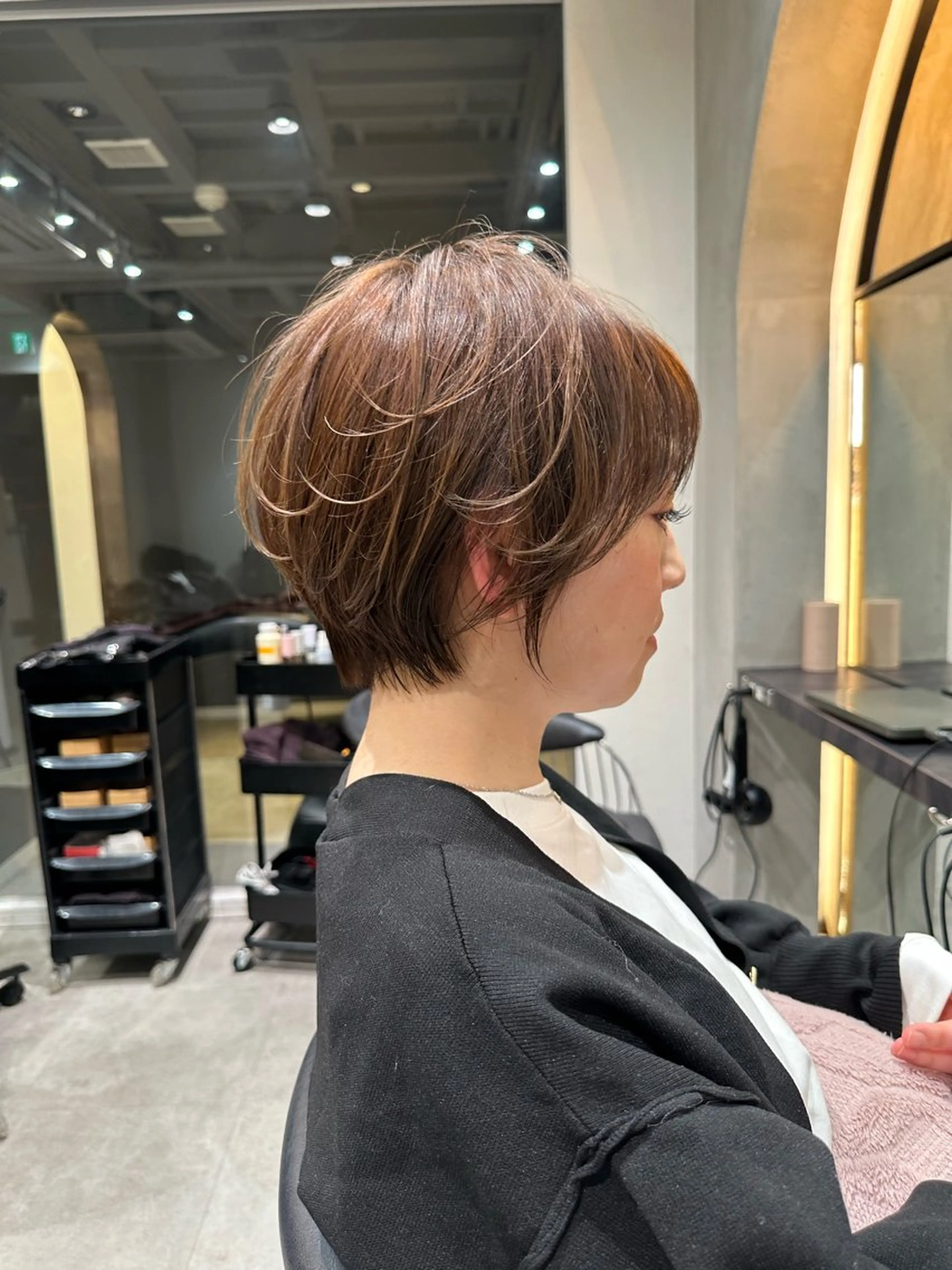 ショート ショートヘア カット ヘアカラー トリートメント ヘッドスパ taiga レイヤー /髪質改善/矯正🌈のヘアスタイル