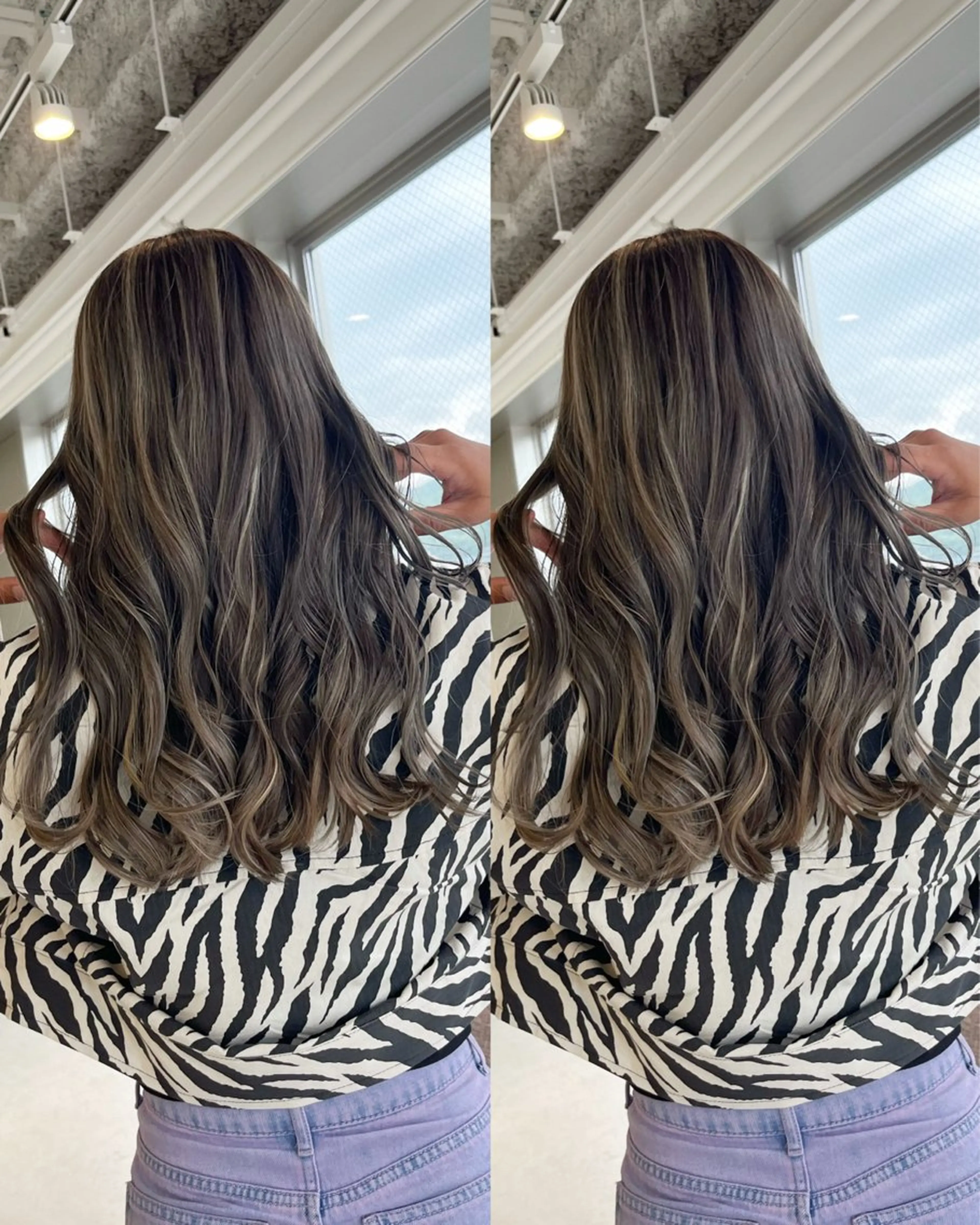 セミロング ハイライト ヘアカラー トリートメント 🏅EIGHT難波/ 【店長】タモツのヘアスタイル