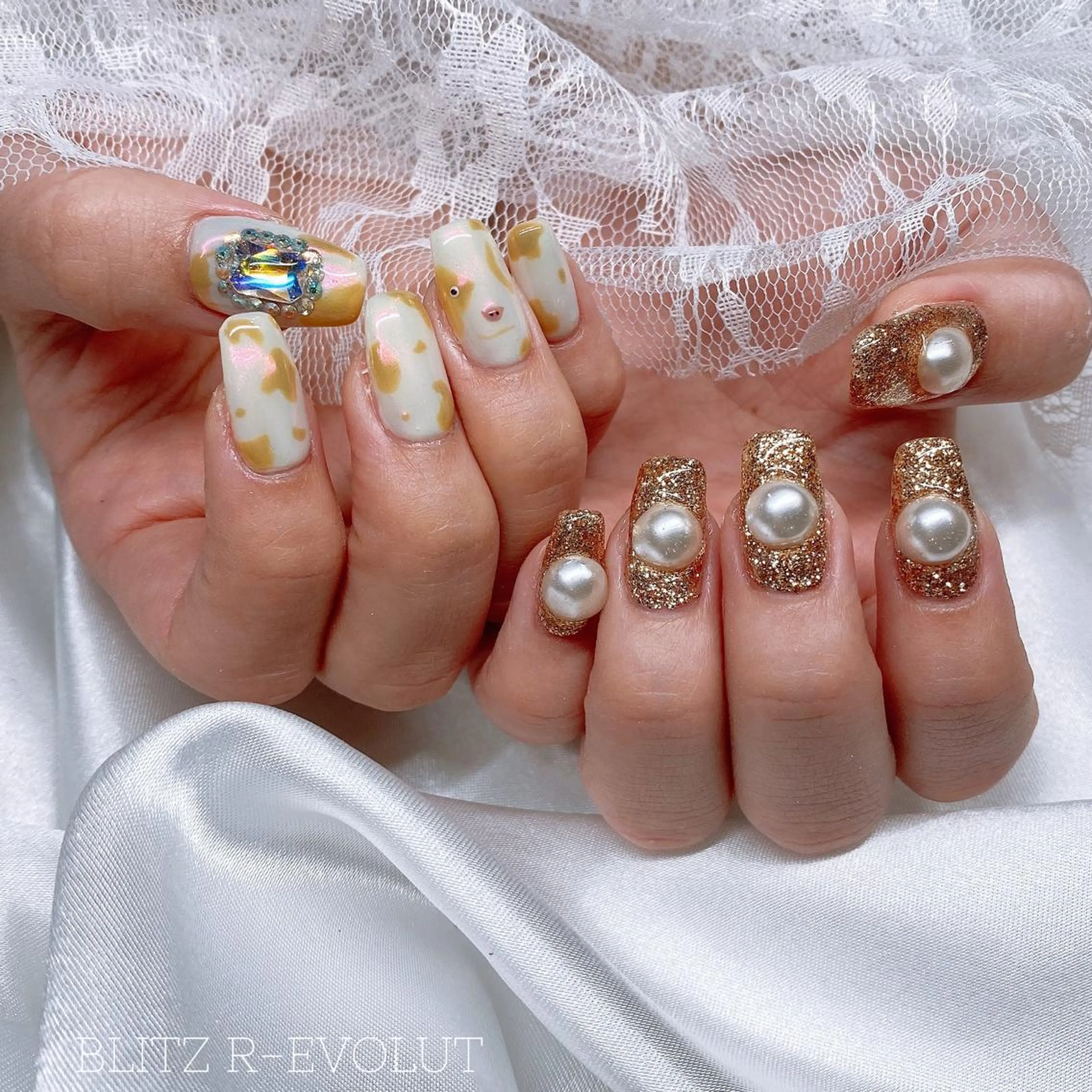 ネイル ☁️BLITZ 🎀笠原雪音🎀のネイルデザイン