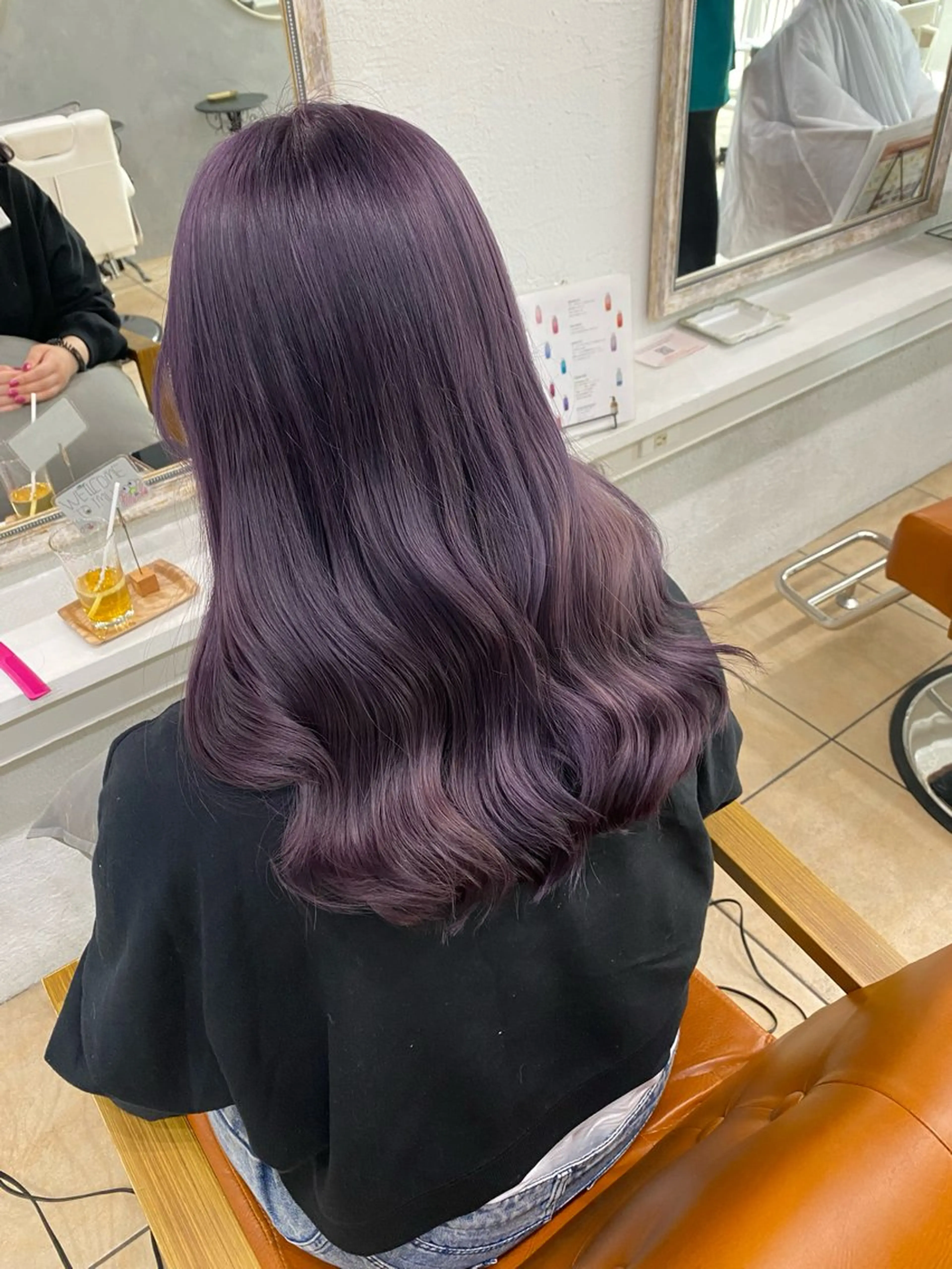 ミディアム ヘアカラー トリートメント mio♡ベージュ特化 🎀透明感カラーのヘアスタイル