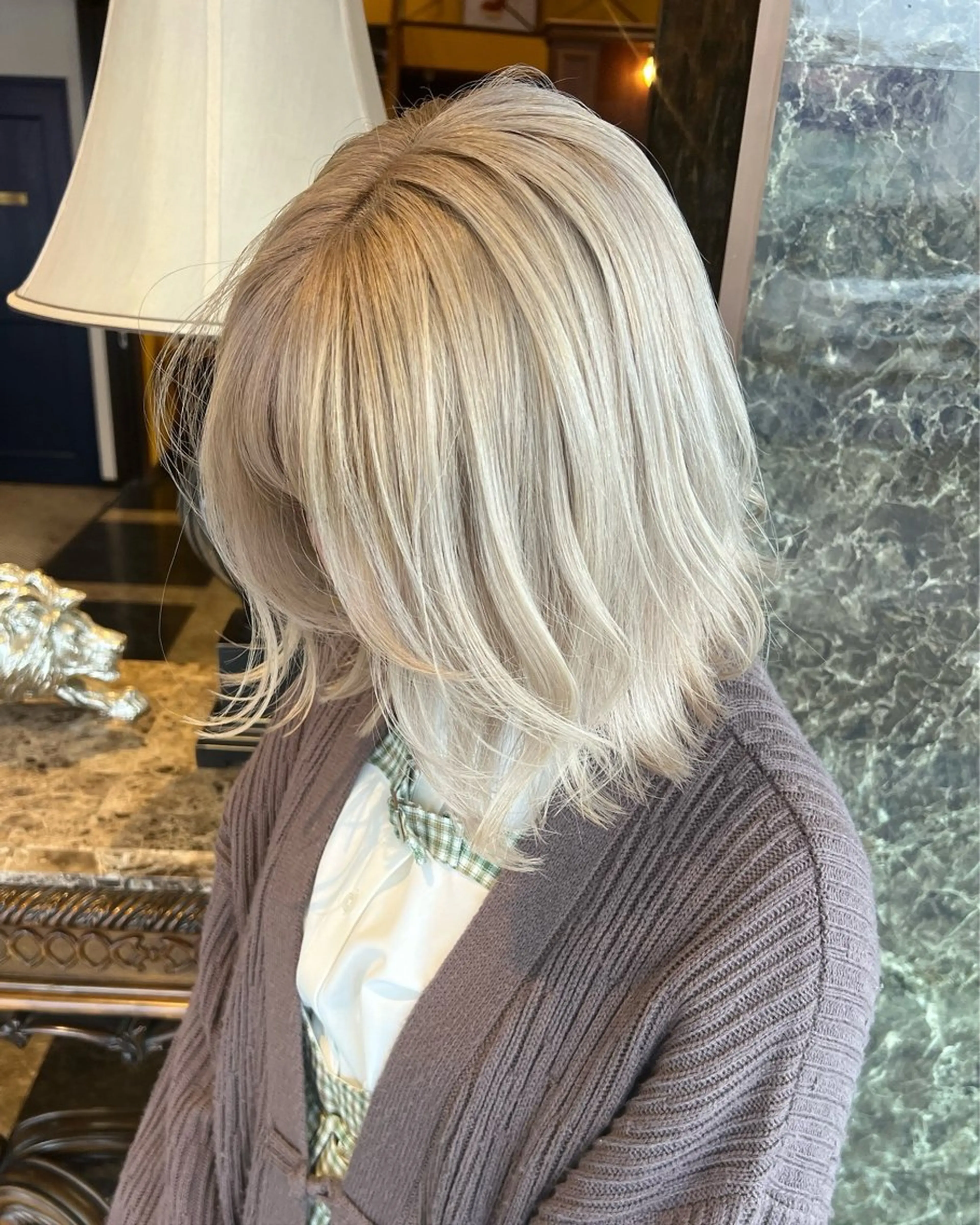 ミディアム 平田 和也のヘアスタイル