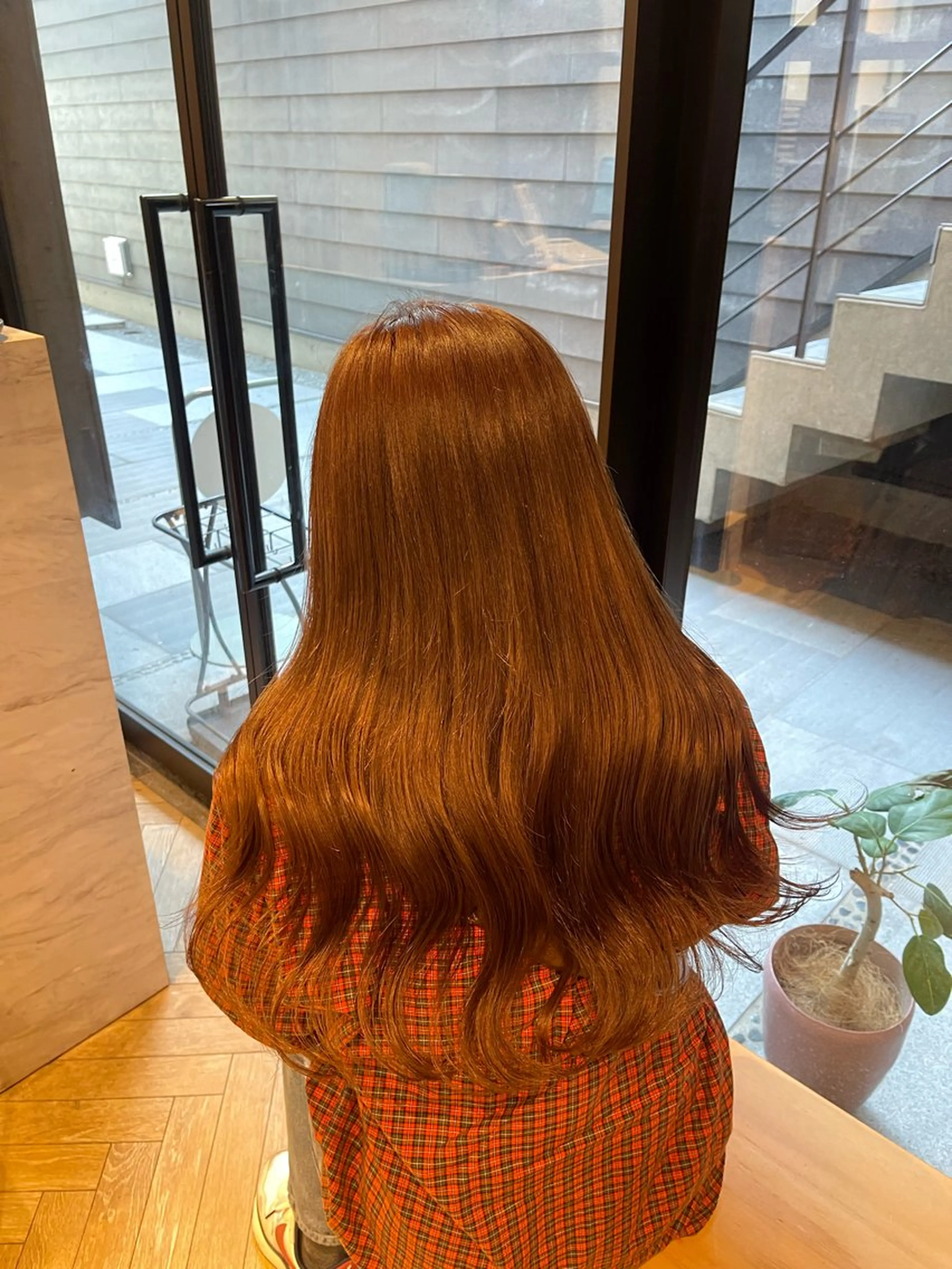 ロング カラー 愛莉/ラベンダー/ ベージュ/ブラウンのヘアスタイル