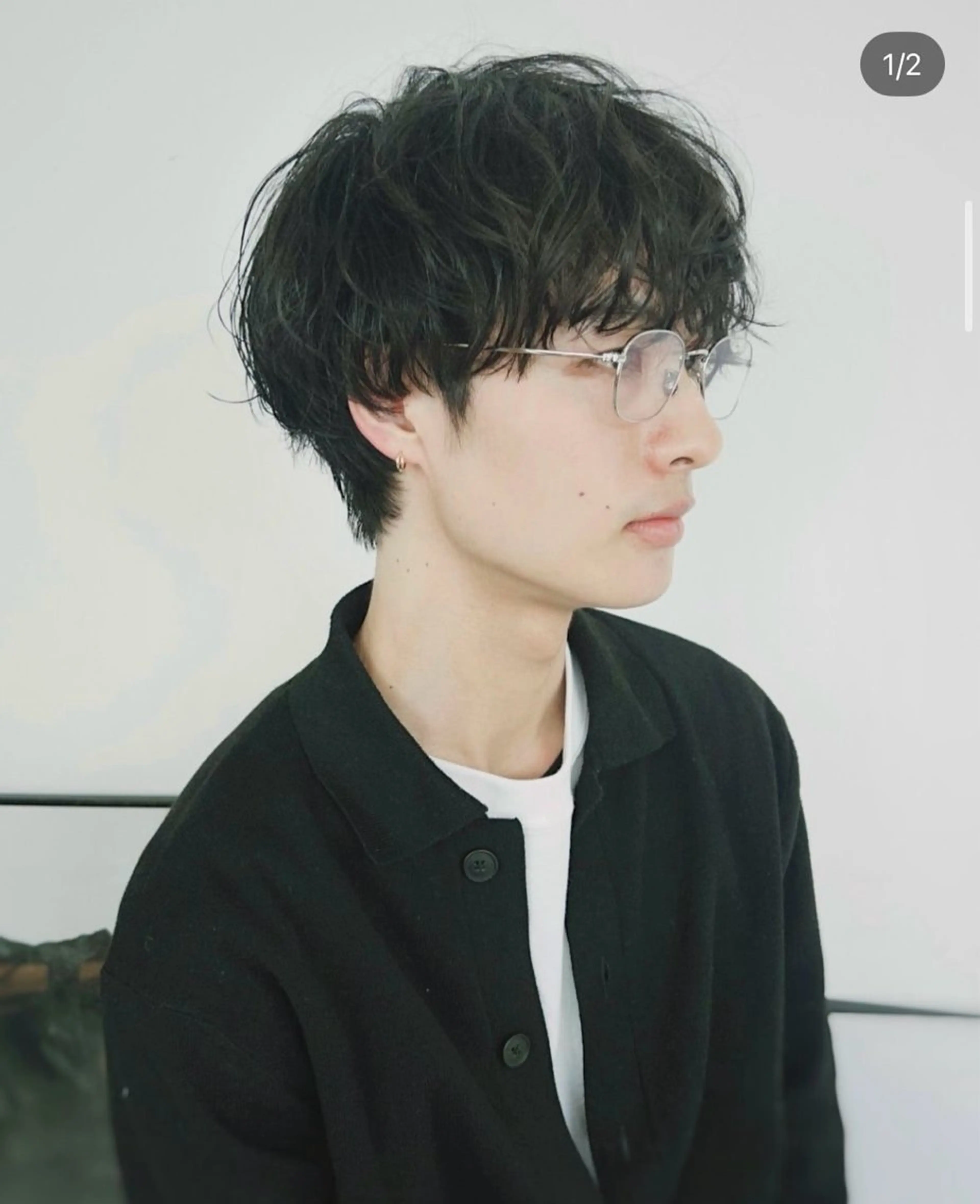 ショート パーマ メンズ メンズモデル募集中 🌿ちえ🌿のヘアスタイル