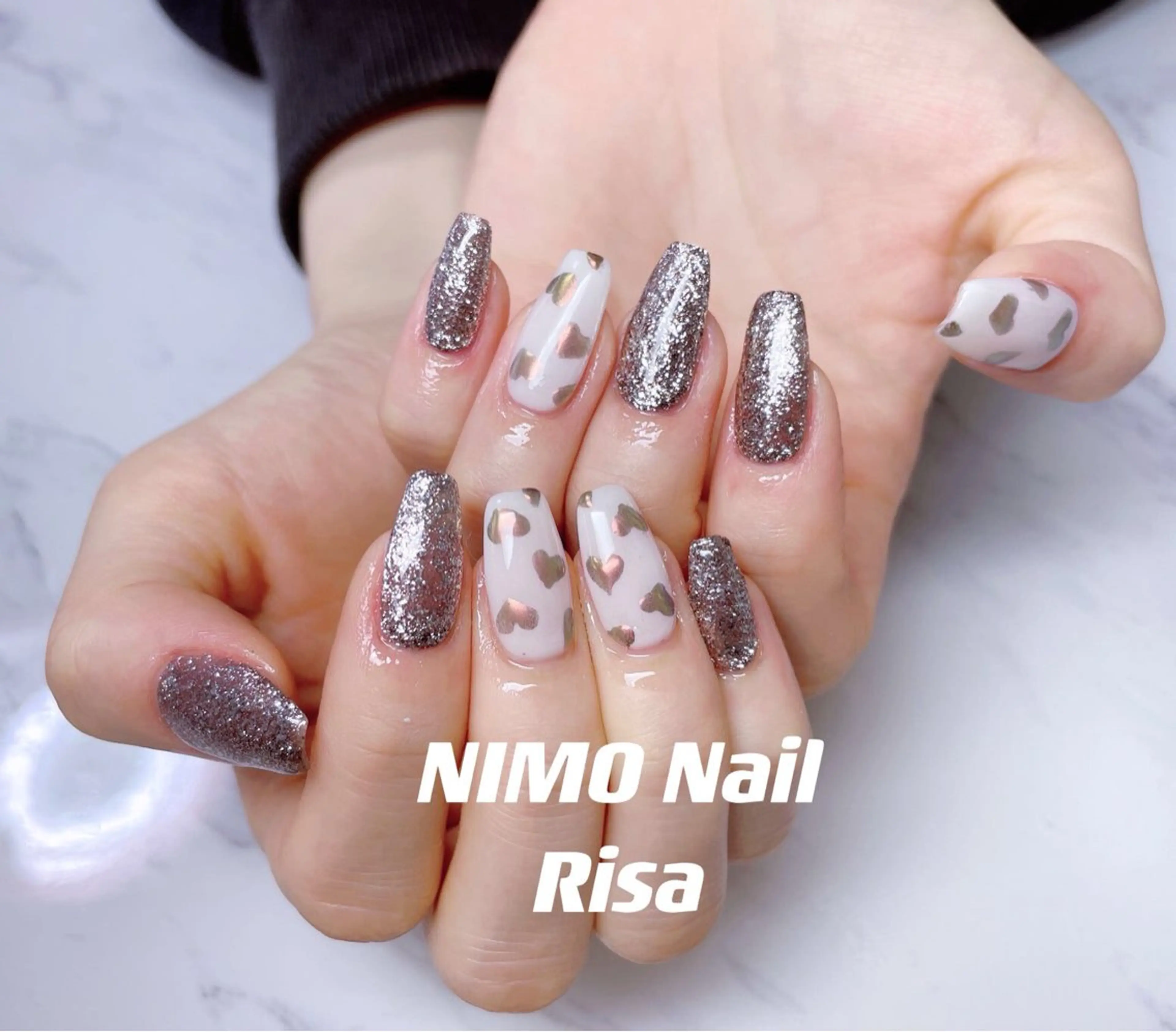 ネイル ハンドネイル RI SA☀️ リサのネイルデザイン