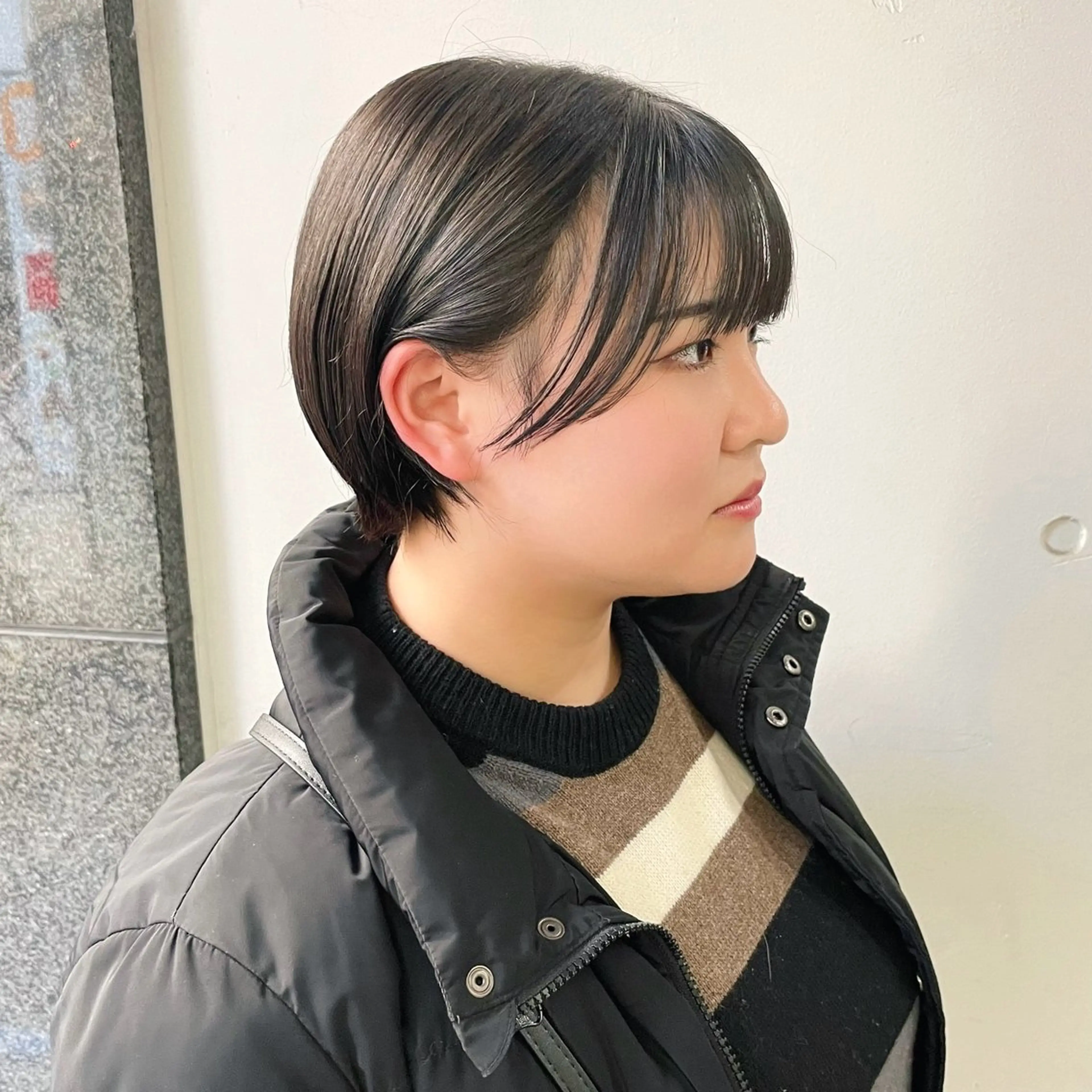 ショート カラー カット トリートメント ショート/ボブ/ 透明感カラー/ほのかのヘアスタイル