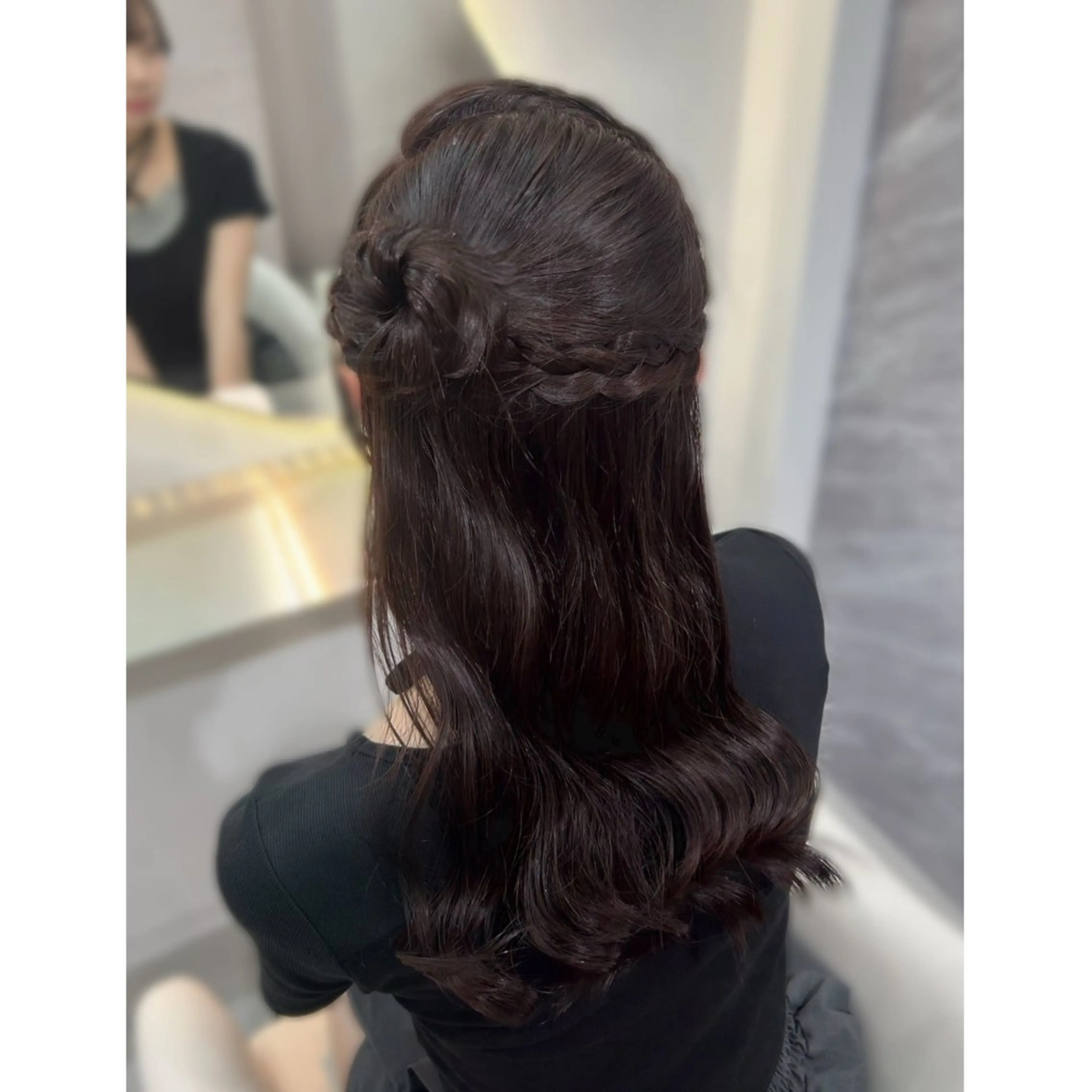 ライブヘアセットの写真