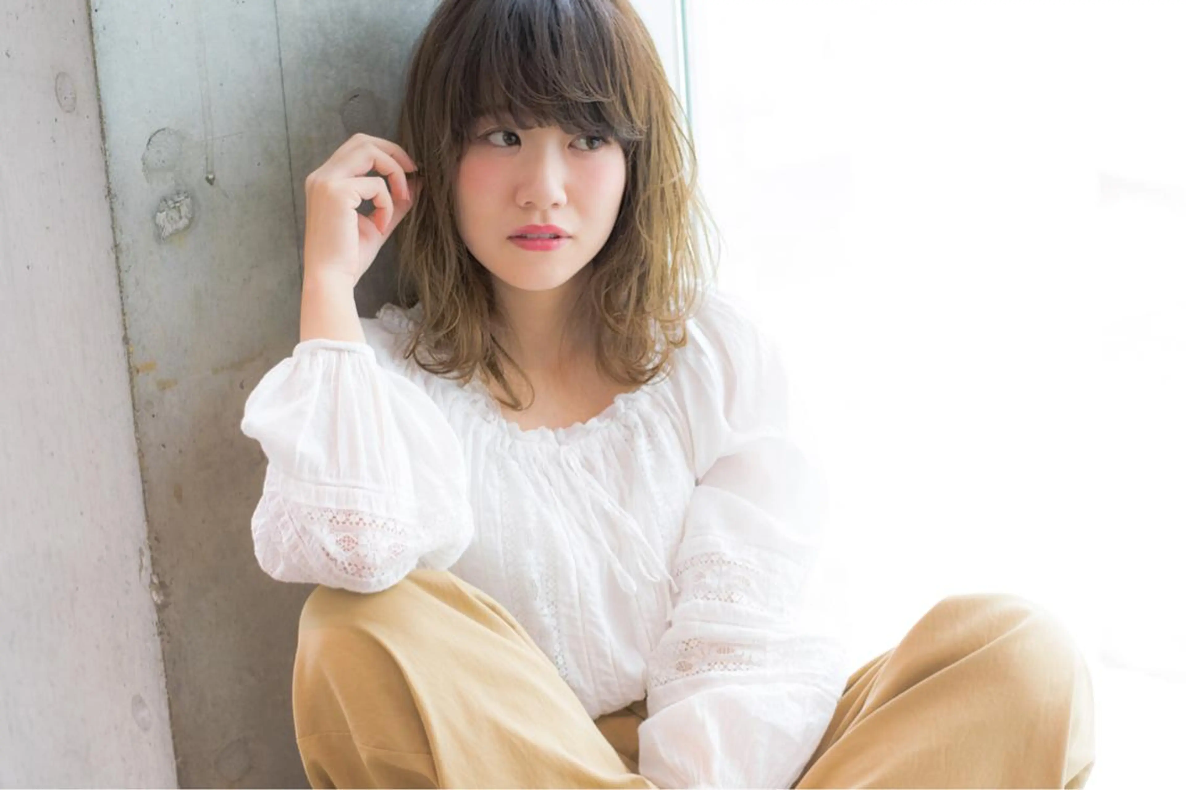 ミディアム カラー 髪質改善🌟 TAKERUのヘアスタイル