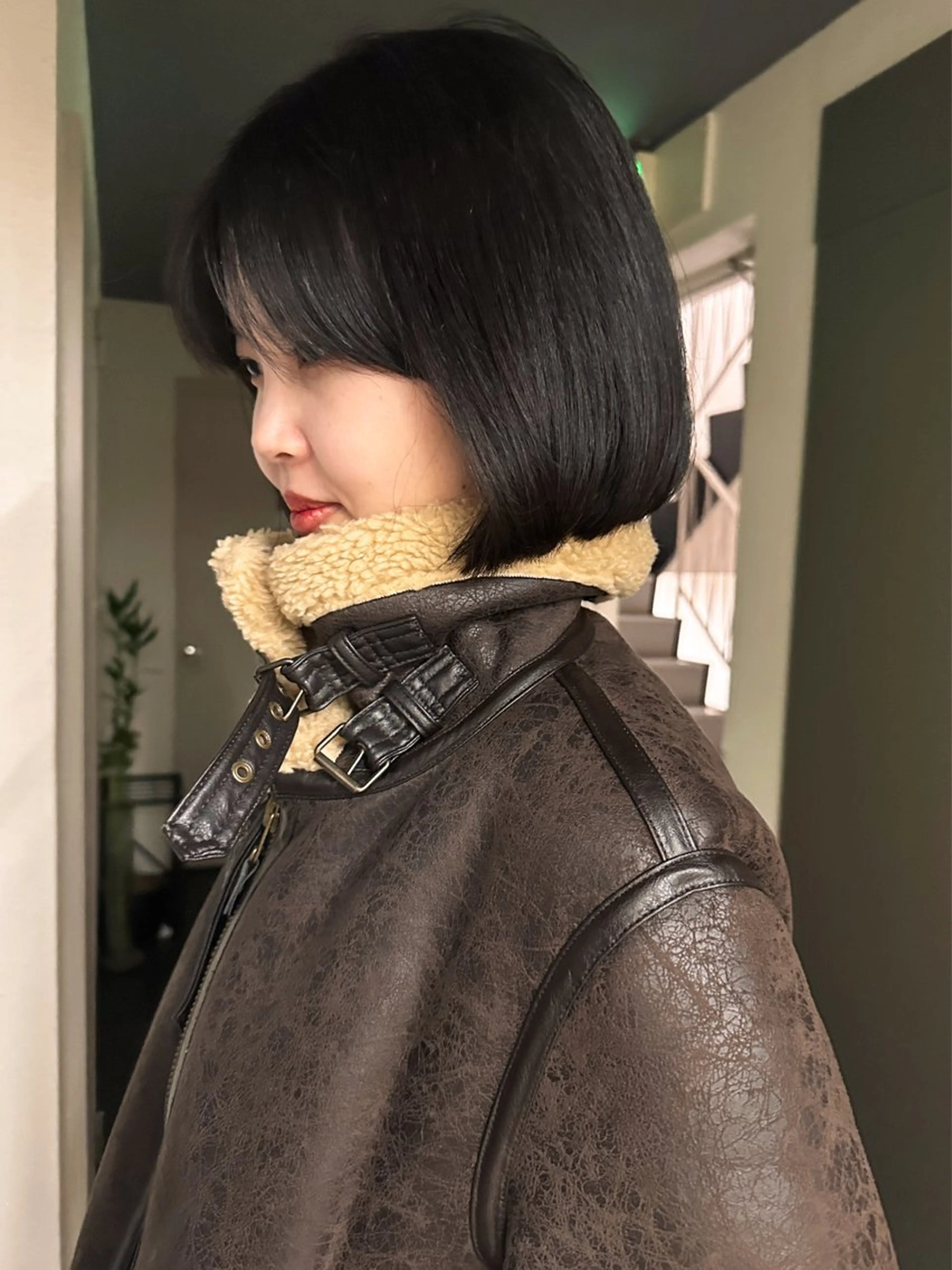 ショート パーマ カット 縮毛矯正 トリートメント ボブ/レイヤー/ケア パーマ/リュウタのヘアスタイル