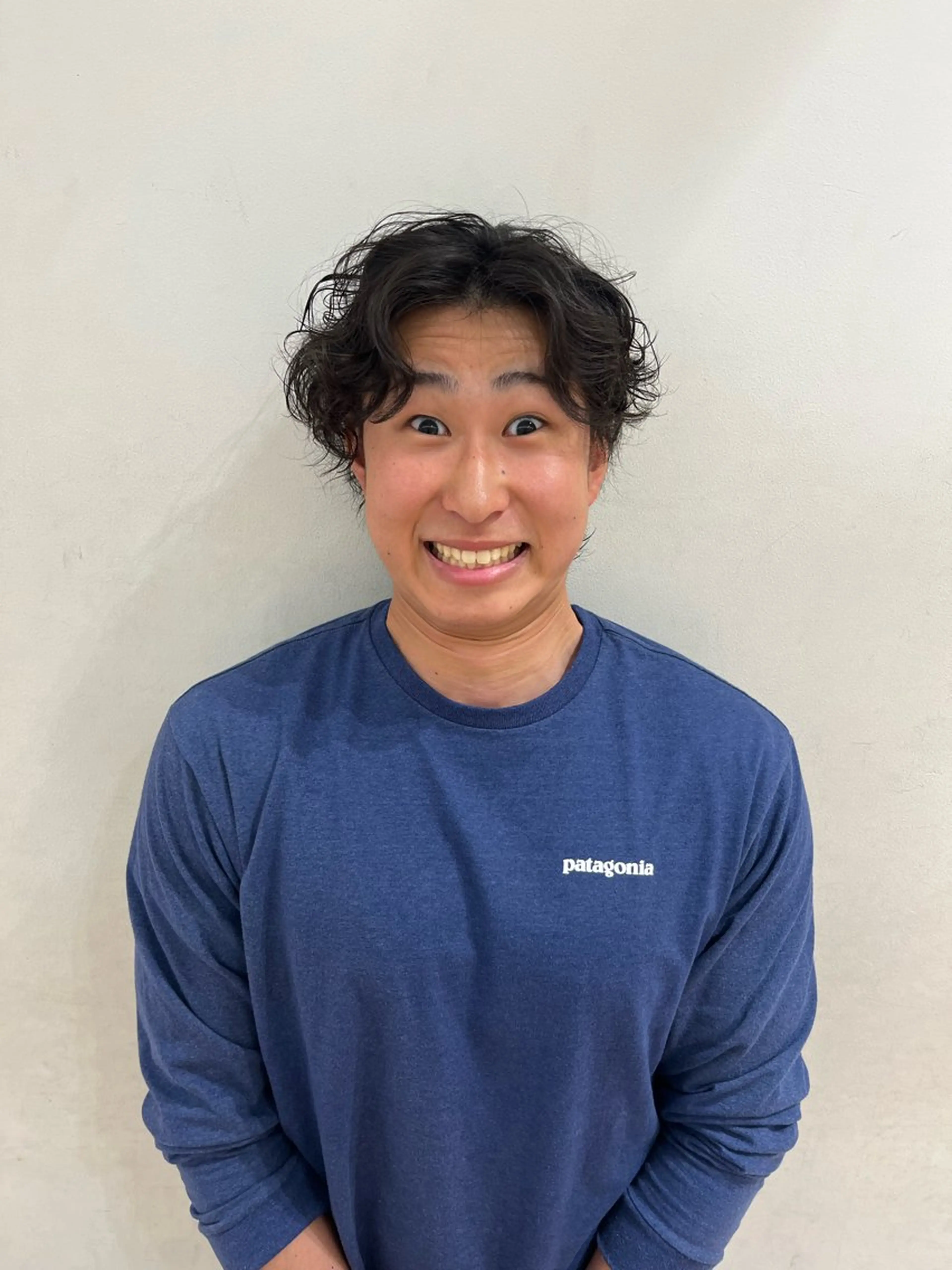 パーマ メンズ 荒川 三希のヘアスタイル