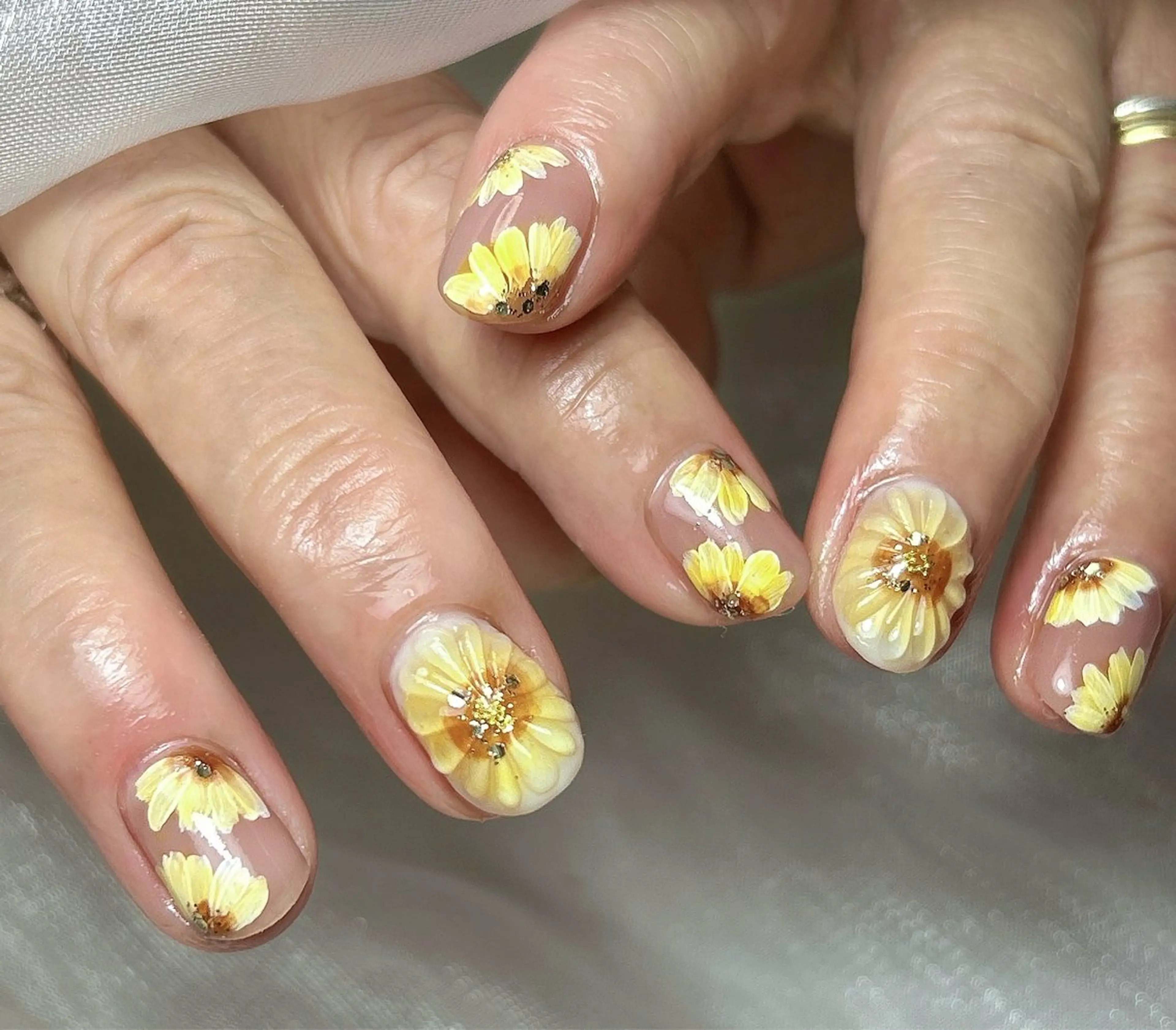 ネイル 夏ネイル ハンドネイル Nailsalon MONA.のネイルデザイン