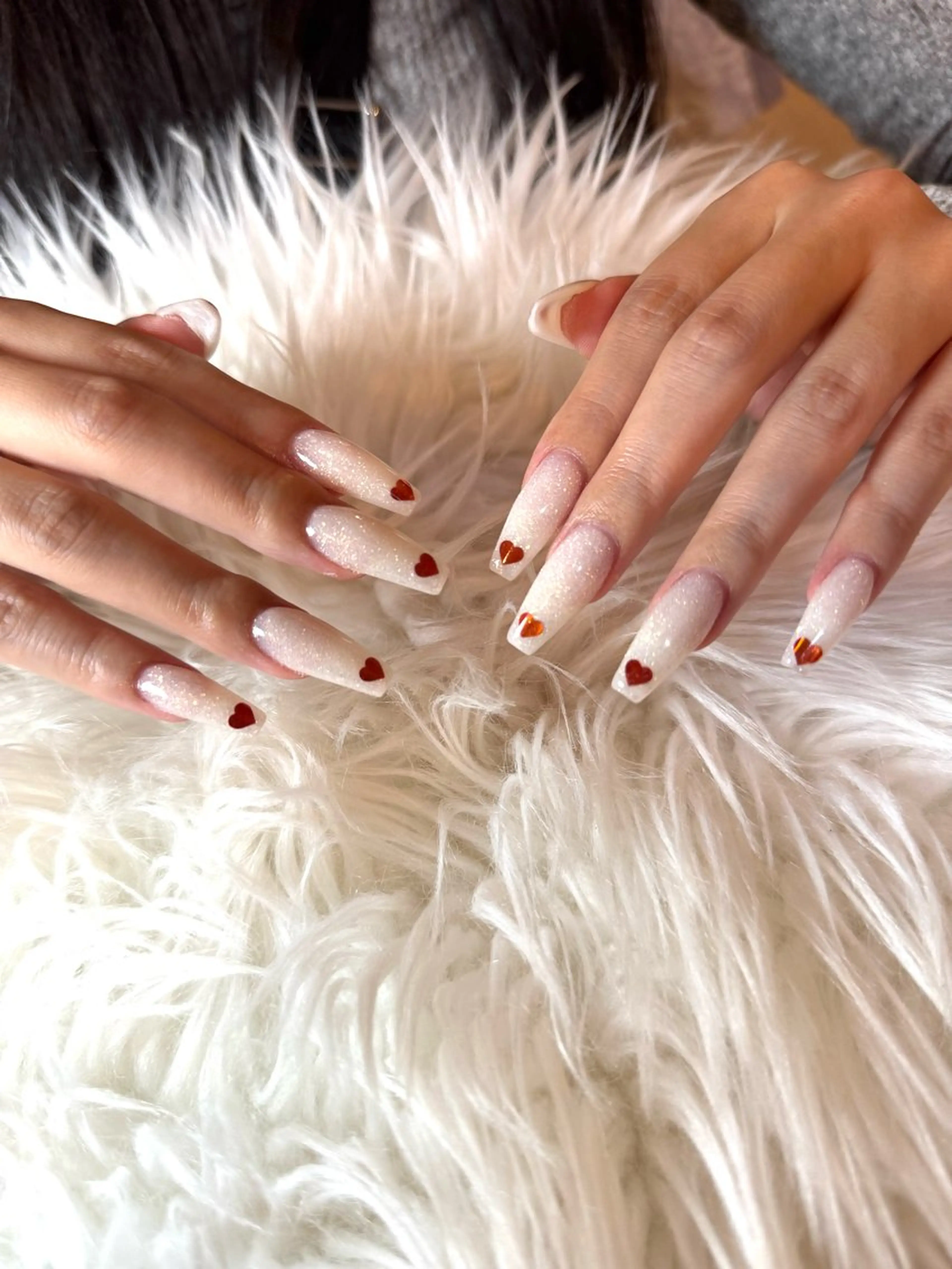 ロング LaLa Peach 崎原のネイルデザイン