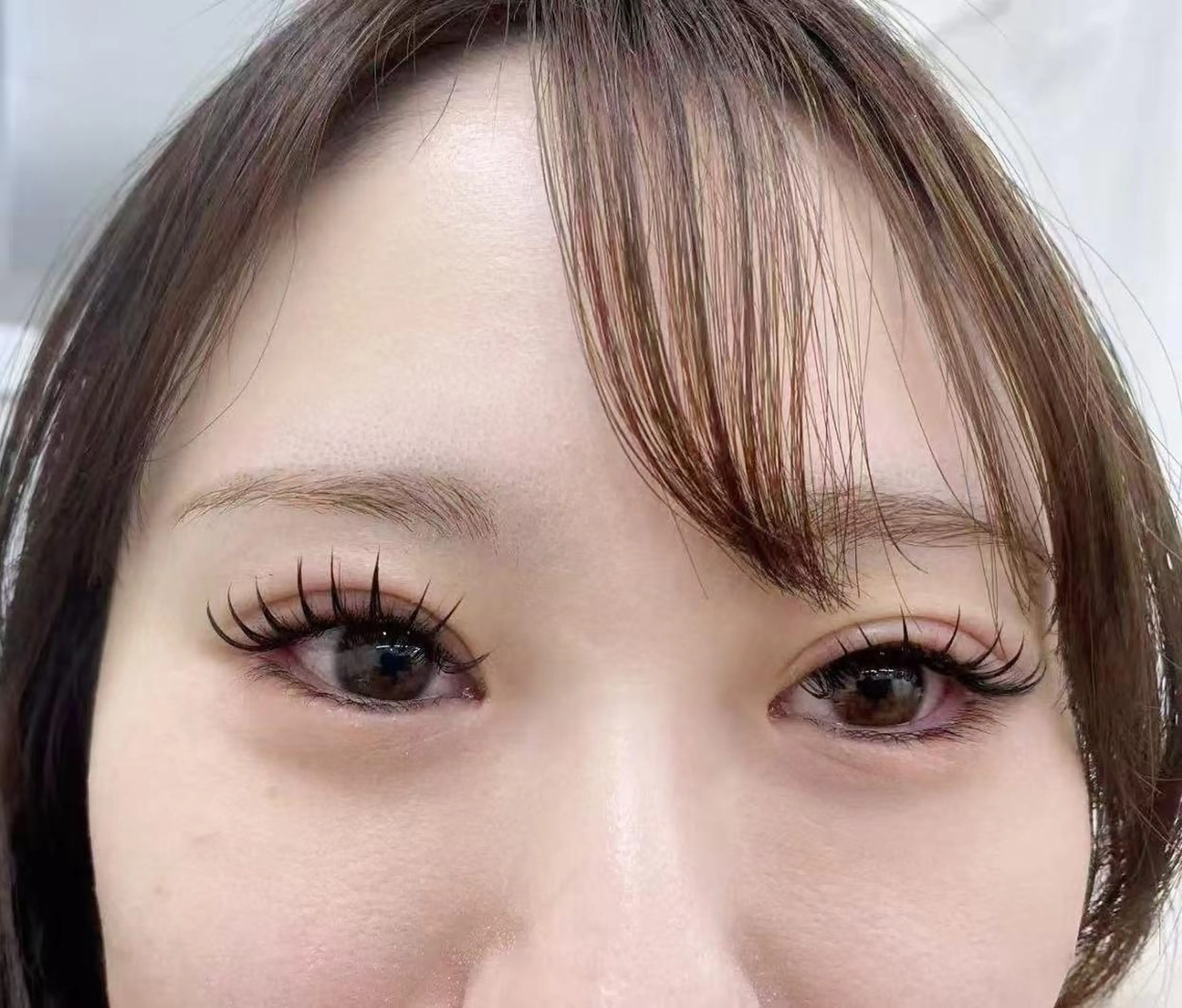 マツエク・マツパ フラットラッシュ パリジェンヌラッシュリフト まつげパーマ 下まつげエクステ 一重×まつ毛パーマ マツエク Vivi💜マツエク 🐈⬛新大久保のマツエク・マツパデザイン