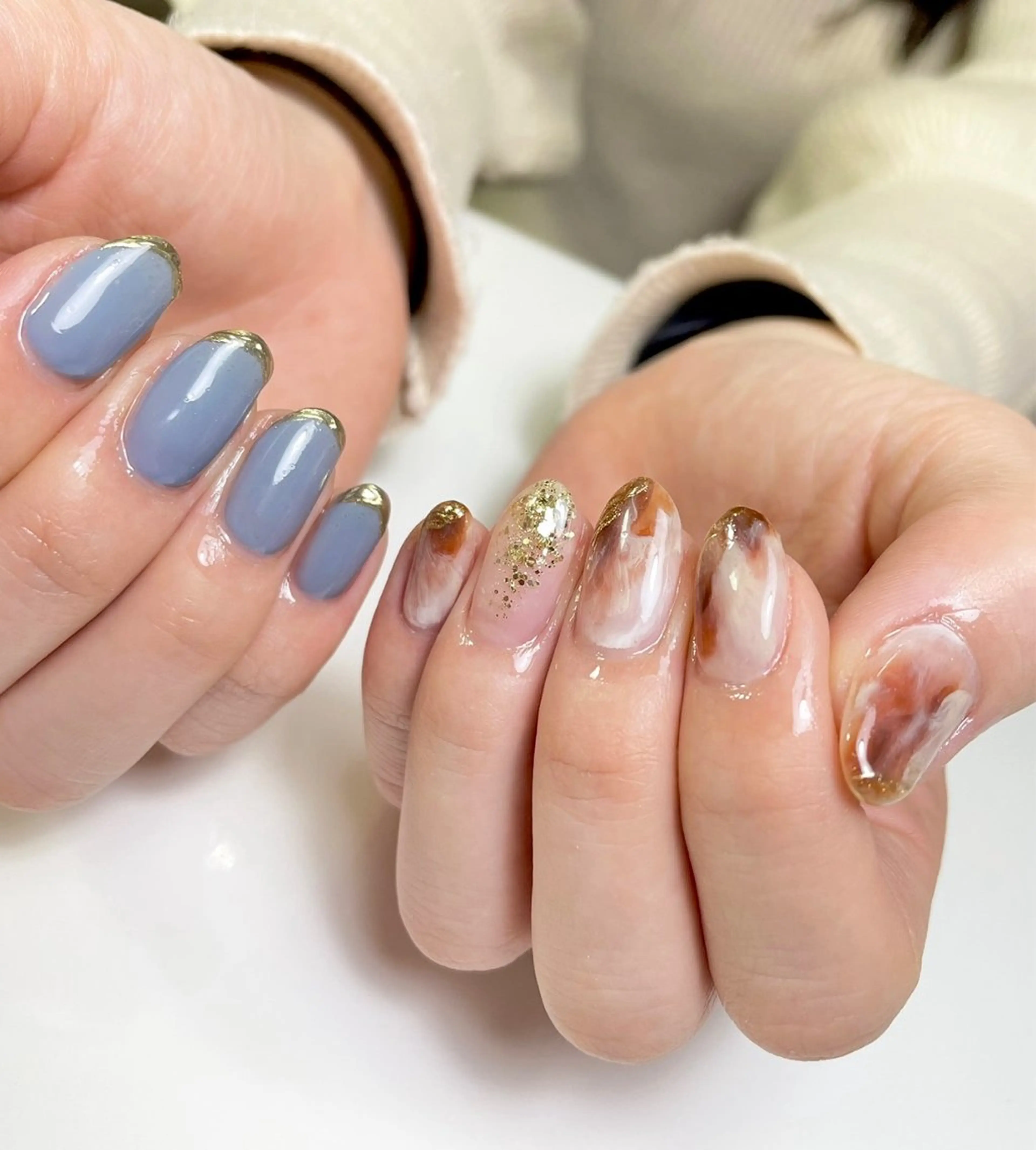 ネイル 持ち込み ニュアンスネイル BEAUTY GARDEN 【nail salon unseul】所属・nana .のネイルデザイン