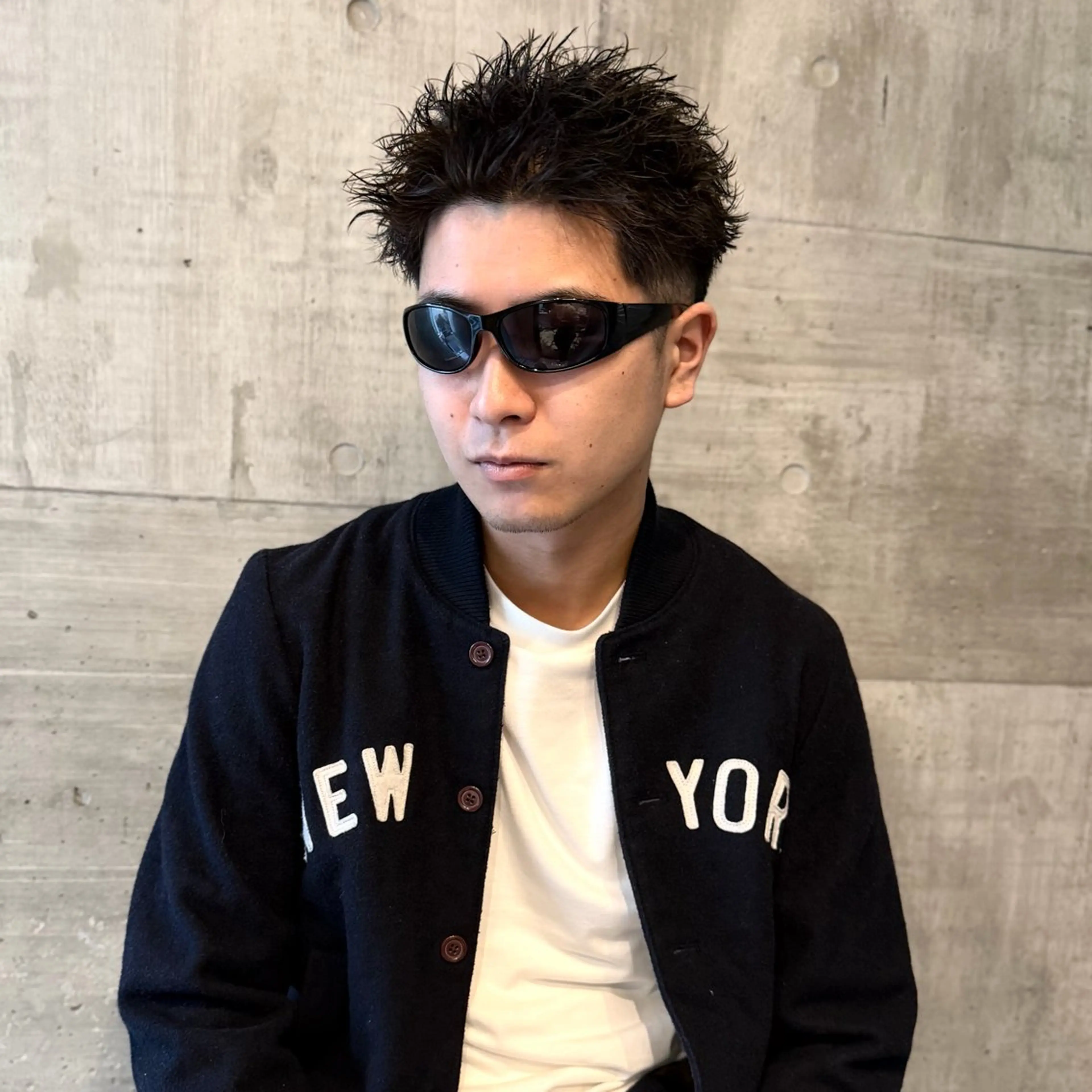 ショート パーマ メンズ メンズパーマ スパイキーショート メンズツイストパーマ ショートヘア ツイストパーマ カット パーマ トリートメント メンズ特化/パーマ/ メッシュ/竜成のヘアスタイル