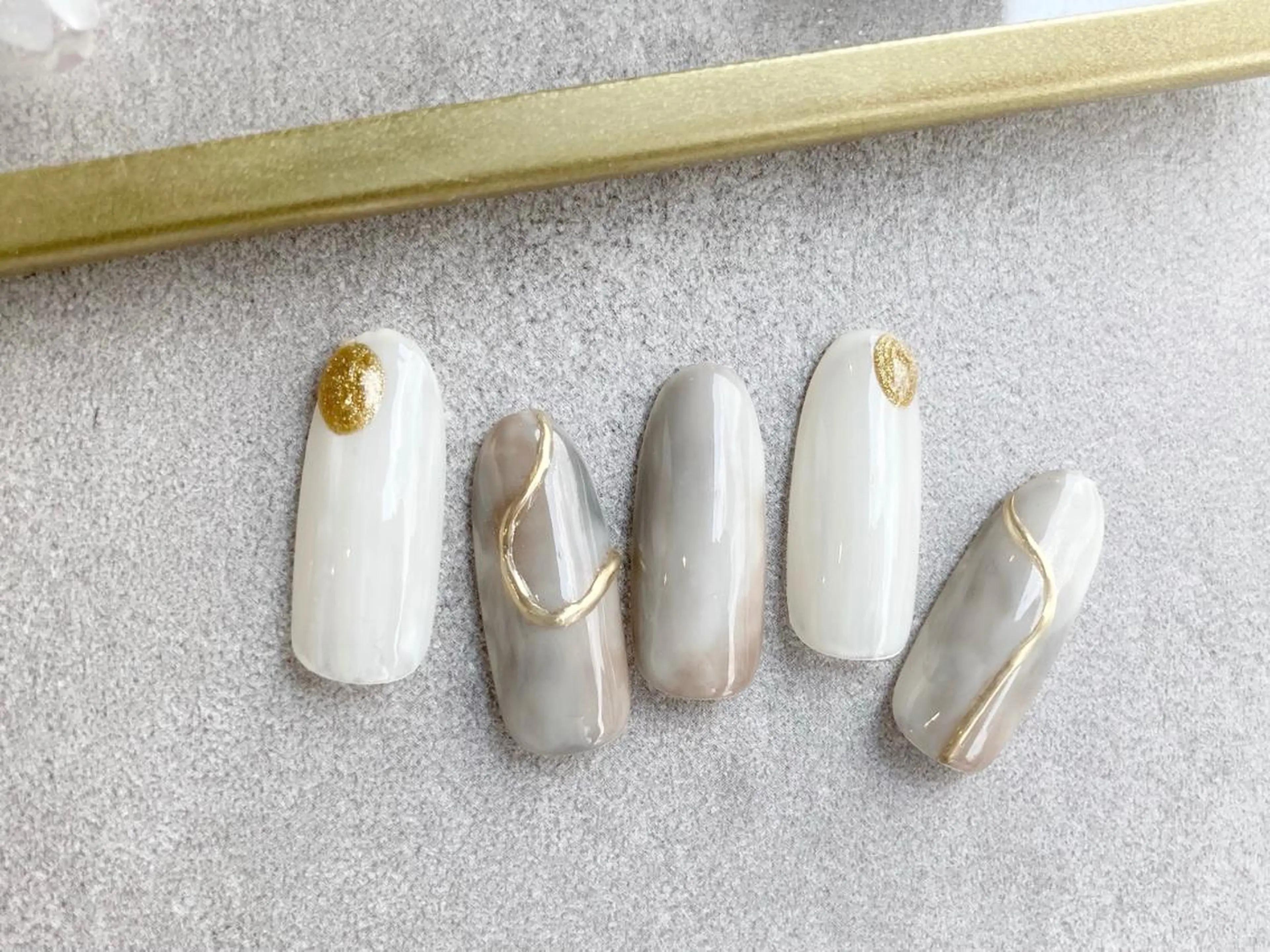 ネイル 大理石ネイル(マーブル) eni. by michのネイルデザイン